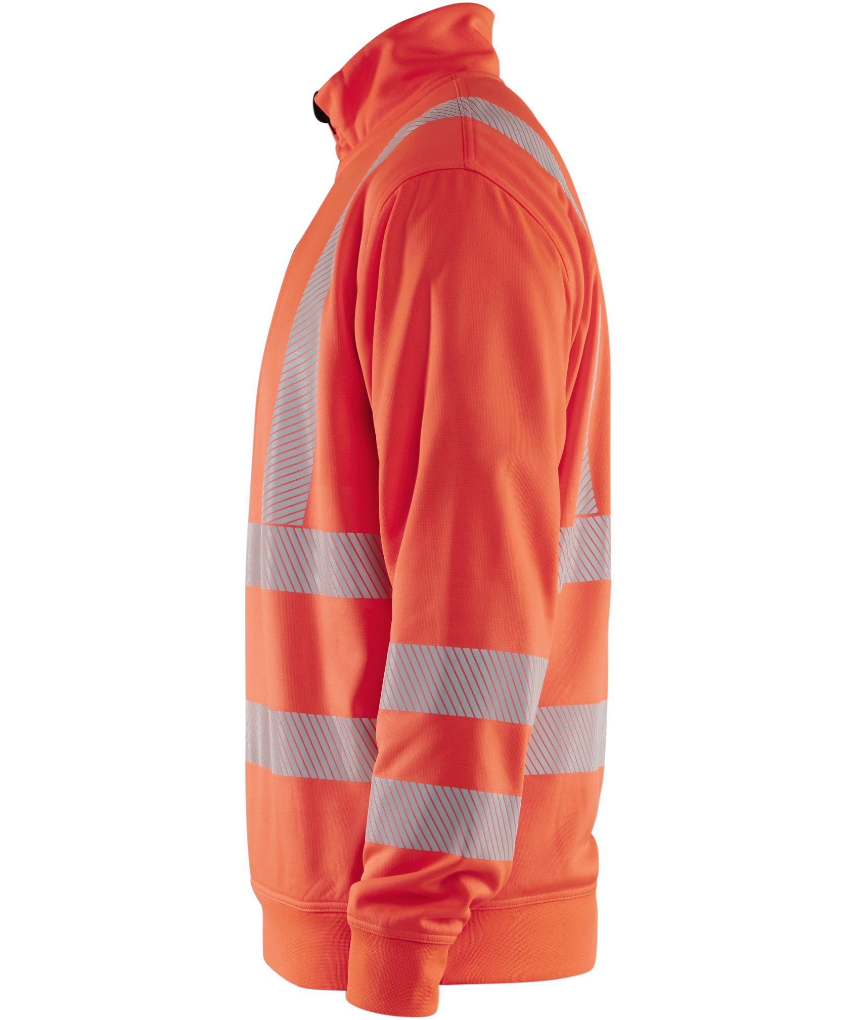Bl&aring;kl&auml;der half zip collegegenser, Hi-Vis R&oslash;d, large image number 3