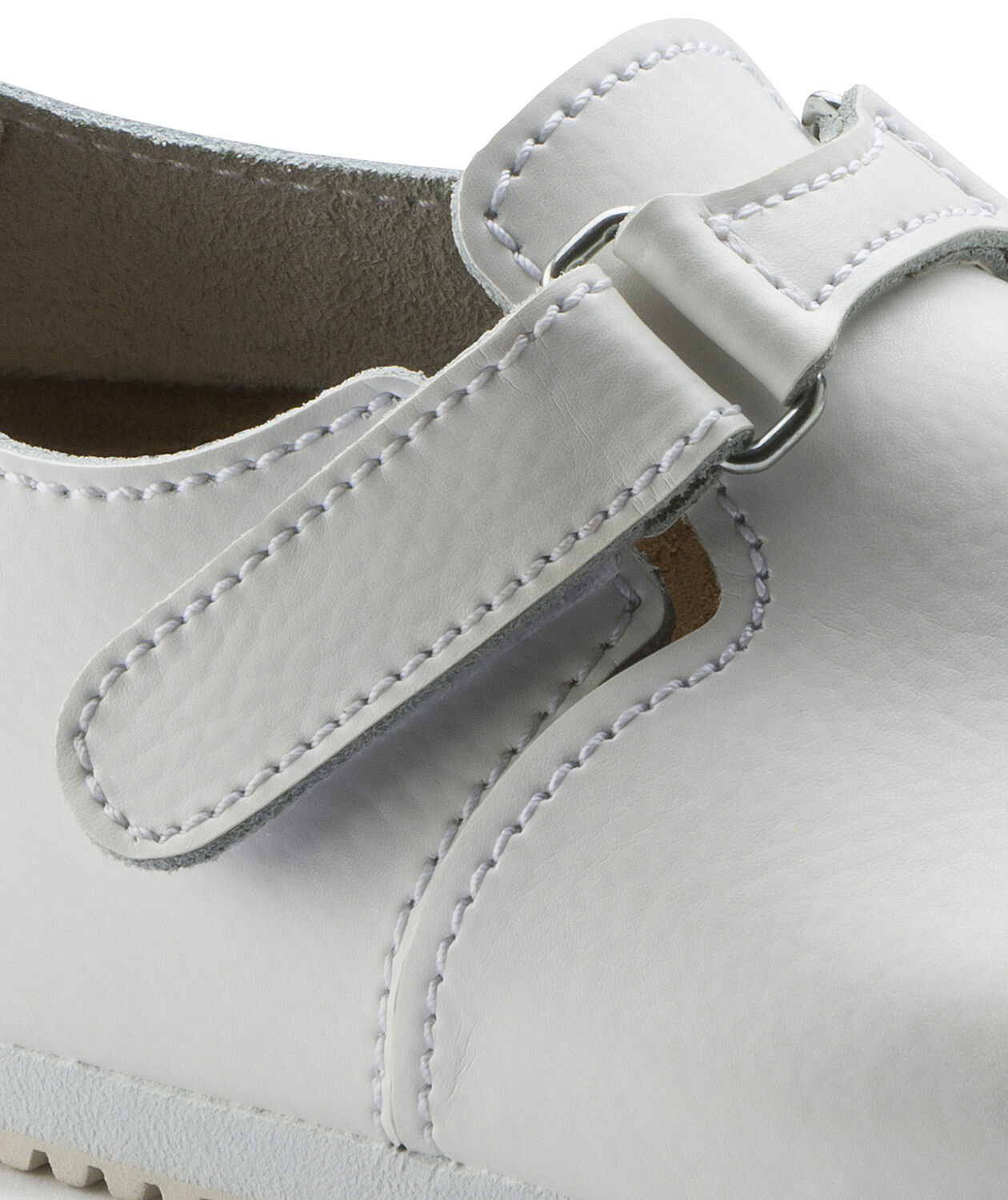 Birkenstock Linz Super Grip Narrow Fit women's work shoes, White, large image number 6