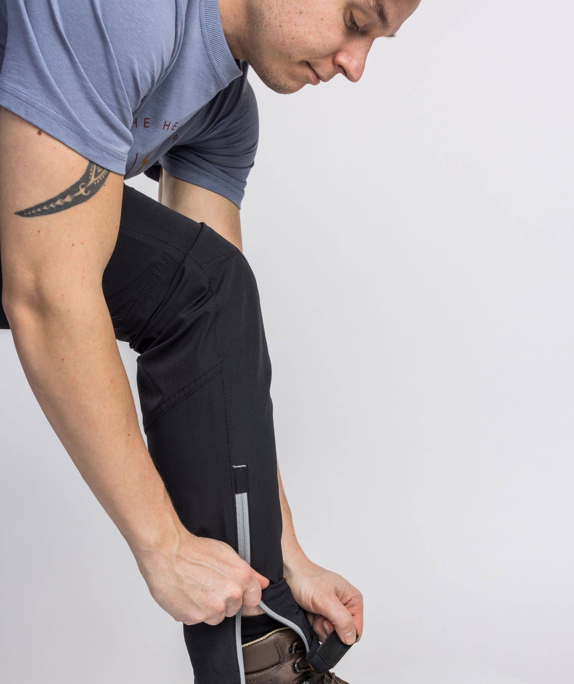 Pinewood&nbsp;Finnveden Trail stretch bukser, Sort, large image number 4