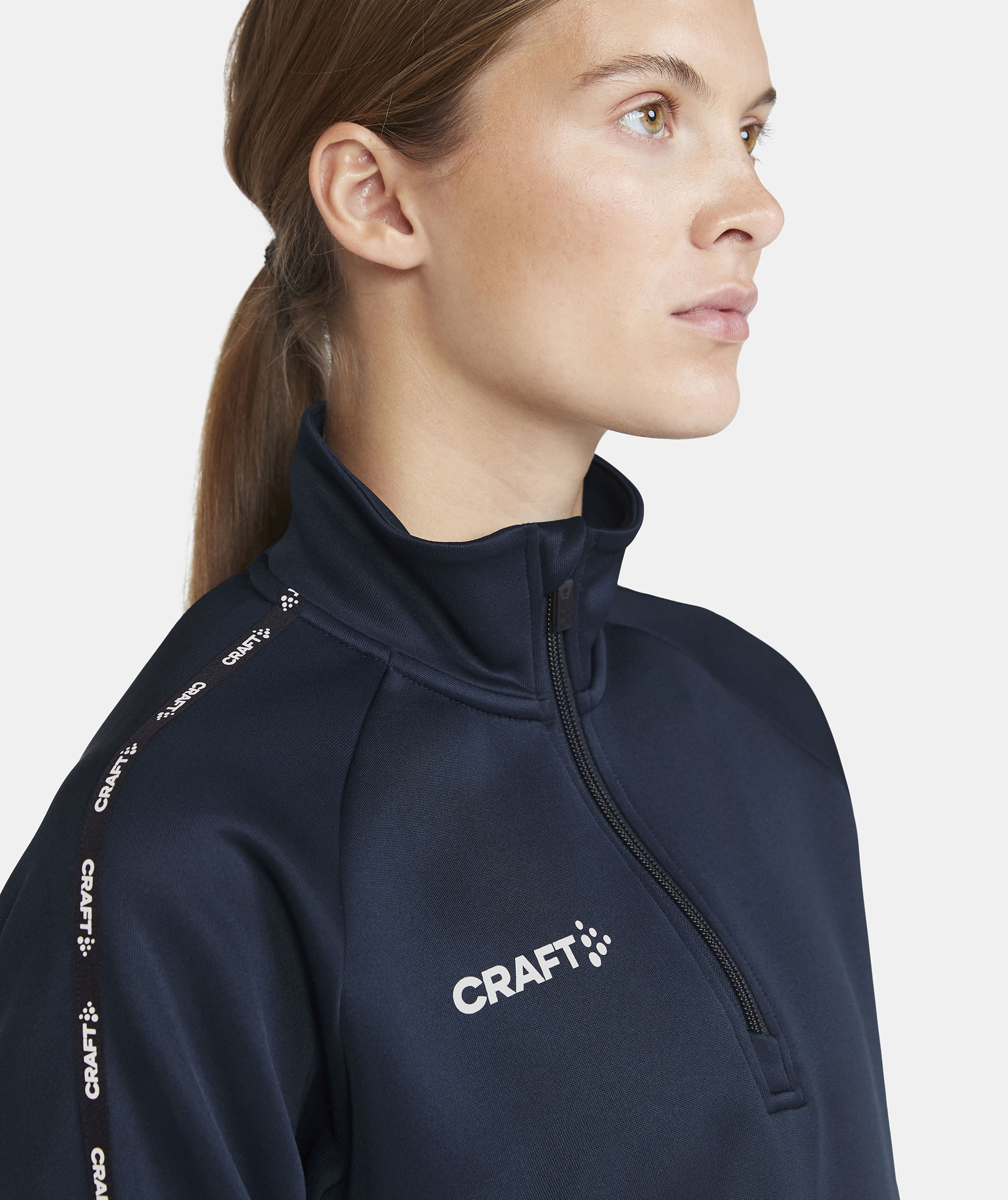 Craft Squad 2.0 halfzip dame treningsgenser, Navy, large image number 3