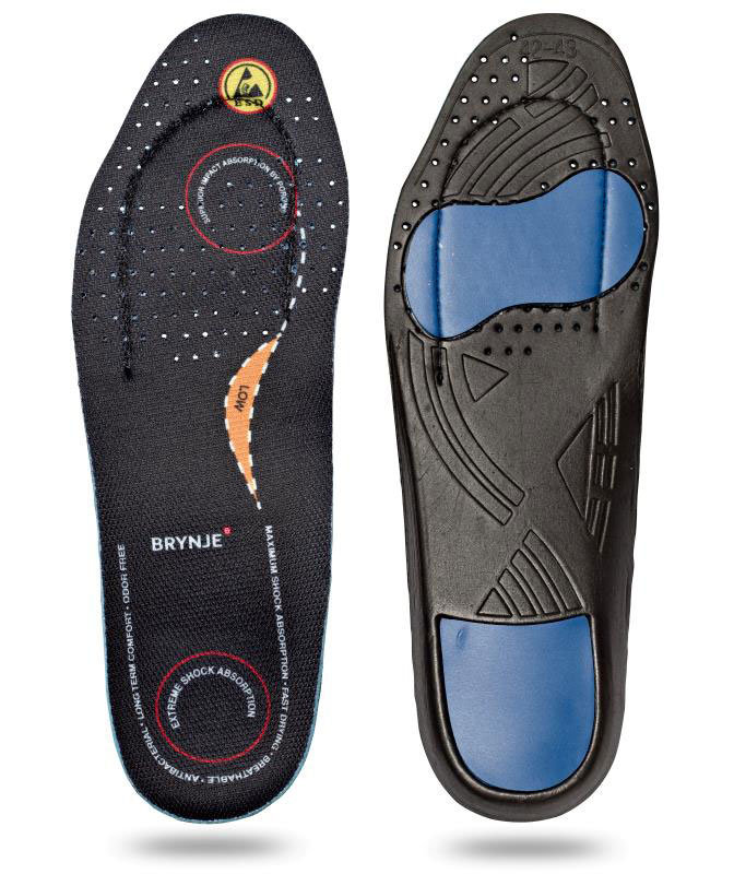 Brynje Ultimate Footfit Low indl&aelig;gss&aring;ler, Sort, large image number 0