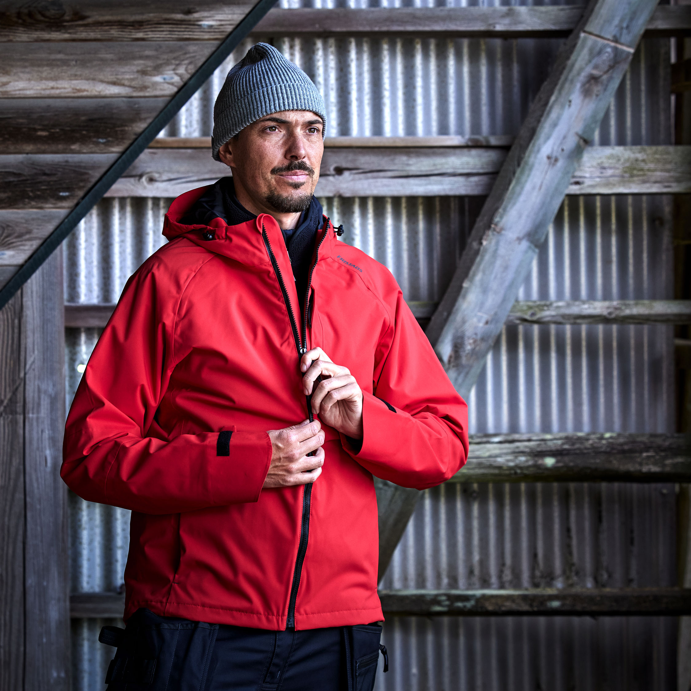 Fristads shell jacket 4882 GLPS, Red, large image number 7