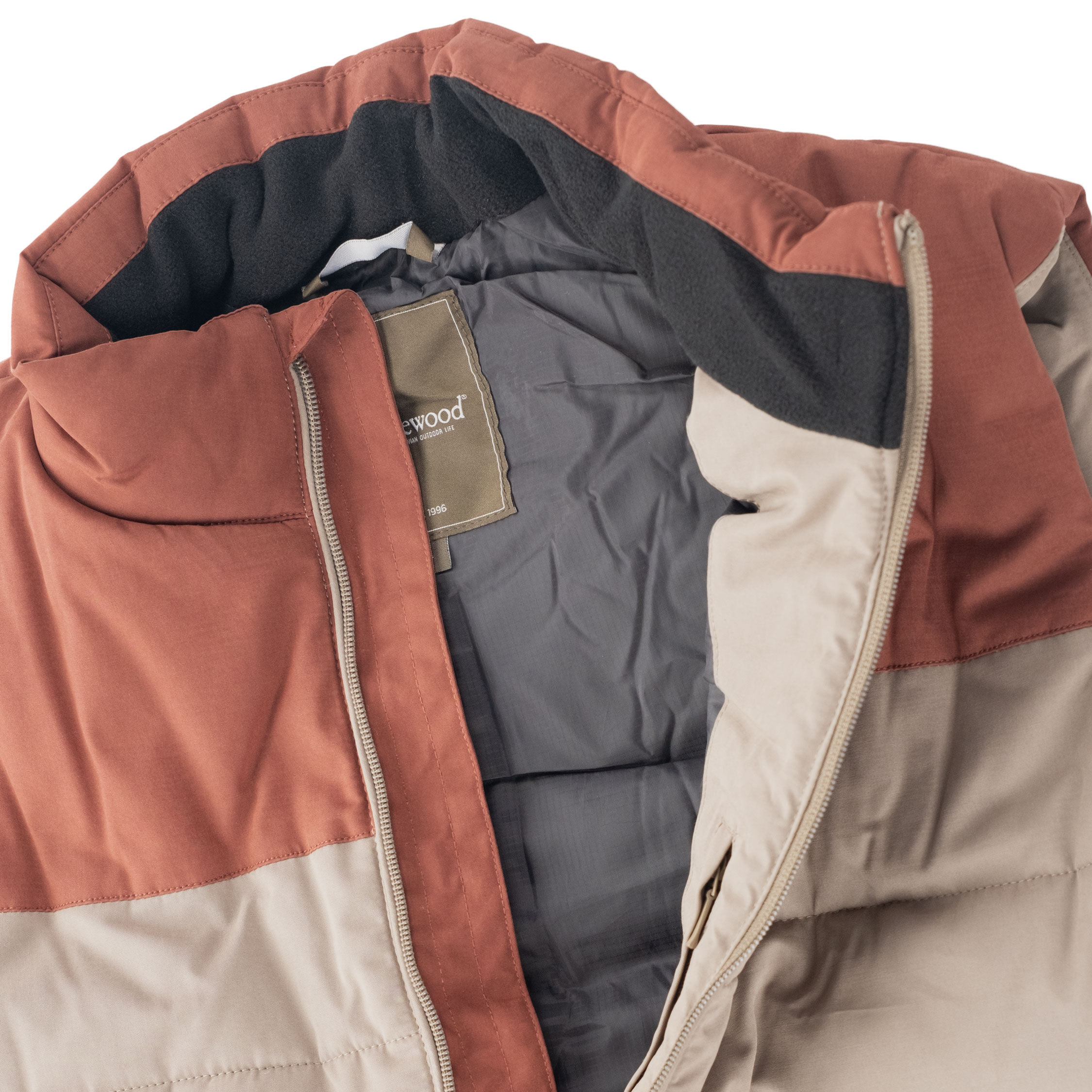 Pinewood V&auml;rnamo vatteret vest, Mole Brown/Dark Copper, large image number 1