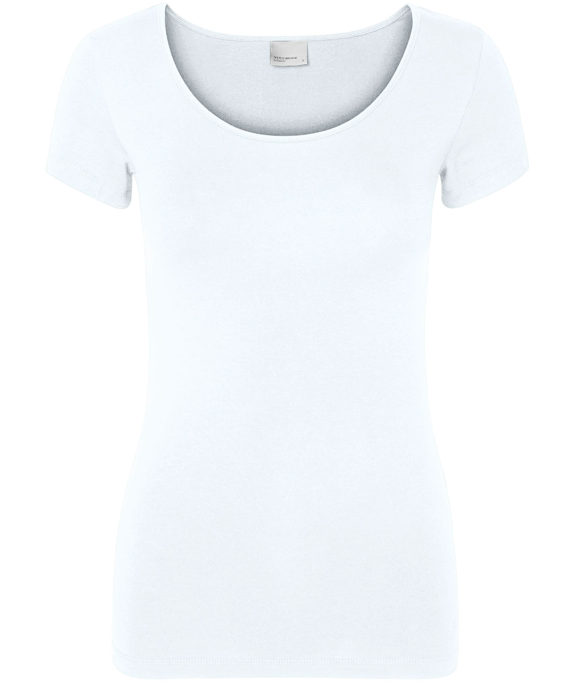 Vero Moda VMMAXI MY SOFT lang dame T-skjorte, Bright White, Bright White, swatch