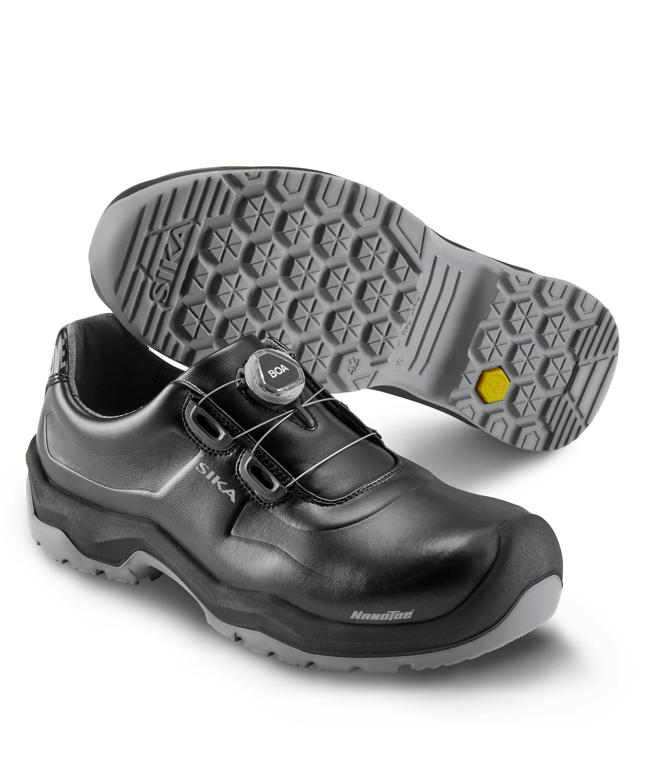 Sika Primo 1.1 sikkerhedssko S2, Sort