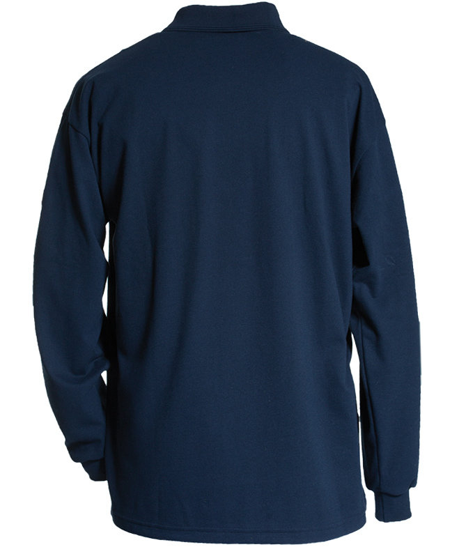Tranemo lang&auml;rmeliges Poloshirt, Marine, large image number 2