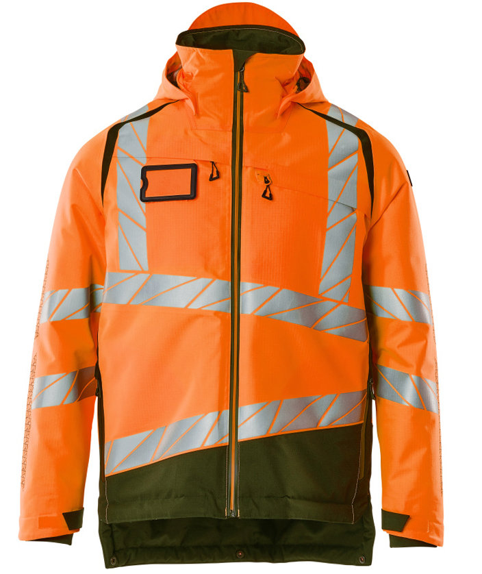 Mascot Accelerate Safe vinterjakke, Hi-vis Oransje/Mosgr&oslash;nn, Hi-vis Oransje/Mosgr&oslash;nn, swatch