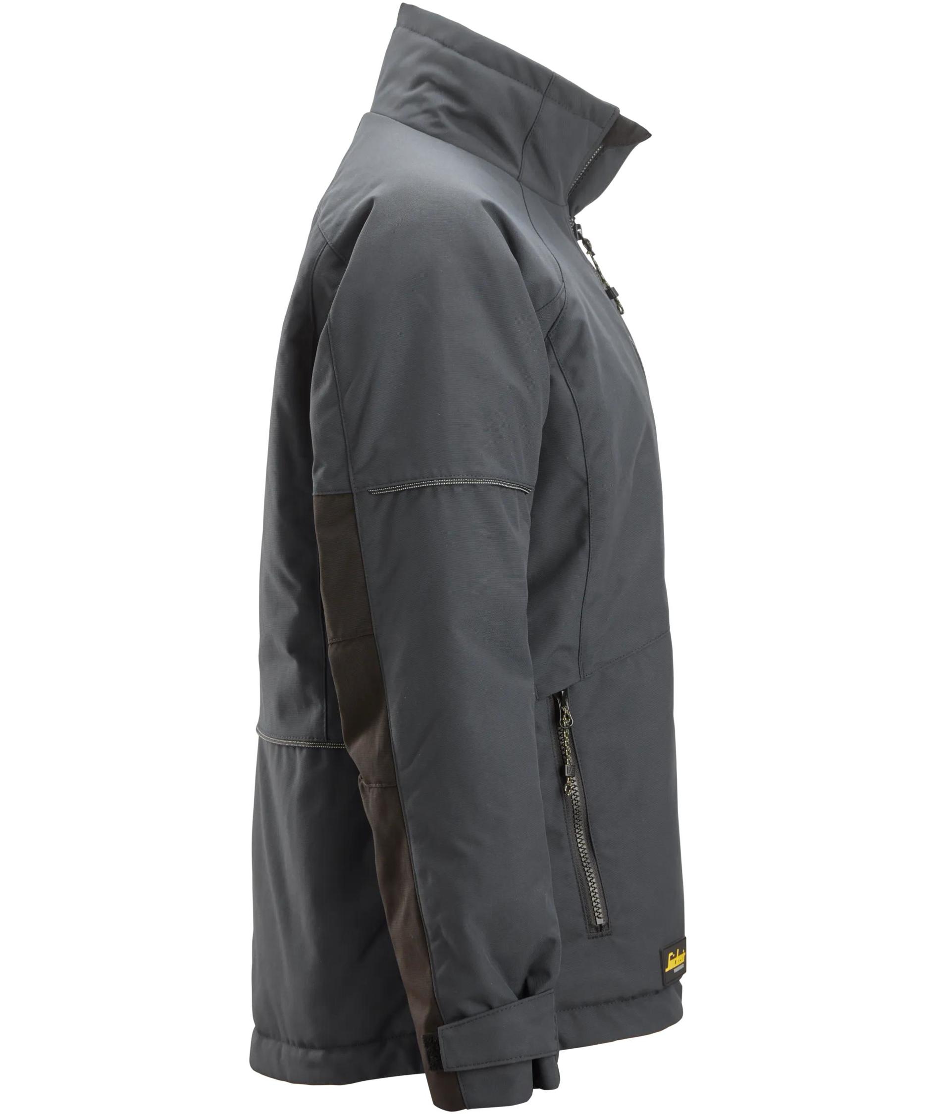 Snickers AllroundWork dame vinterjakke 1187, Steel Grey/Black, large image number 2