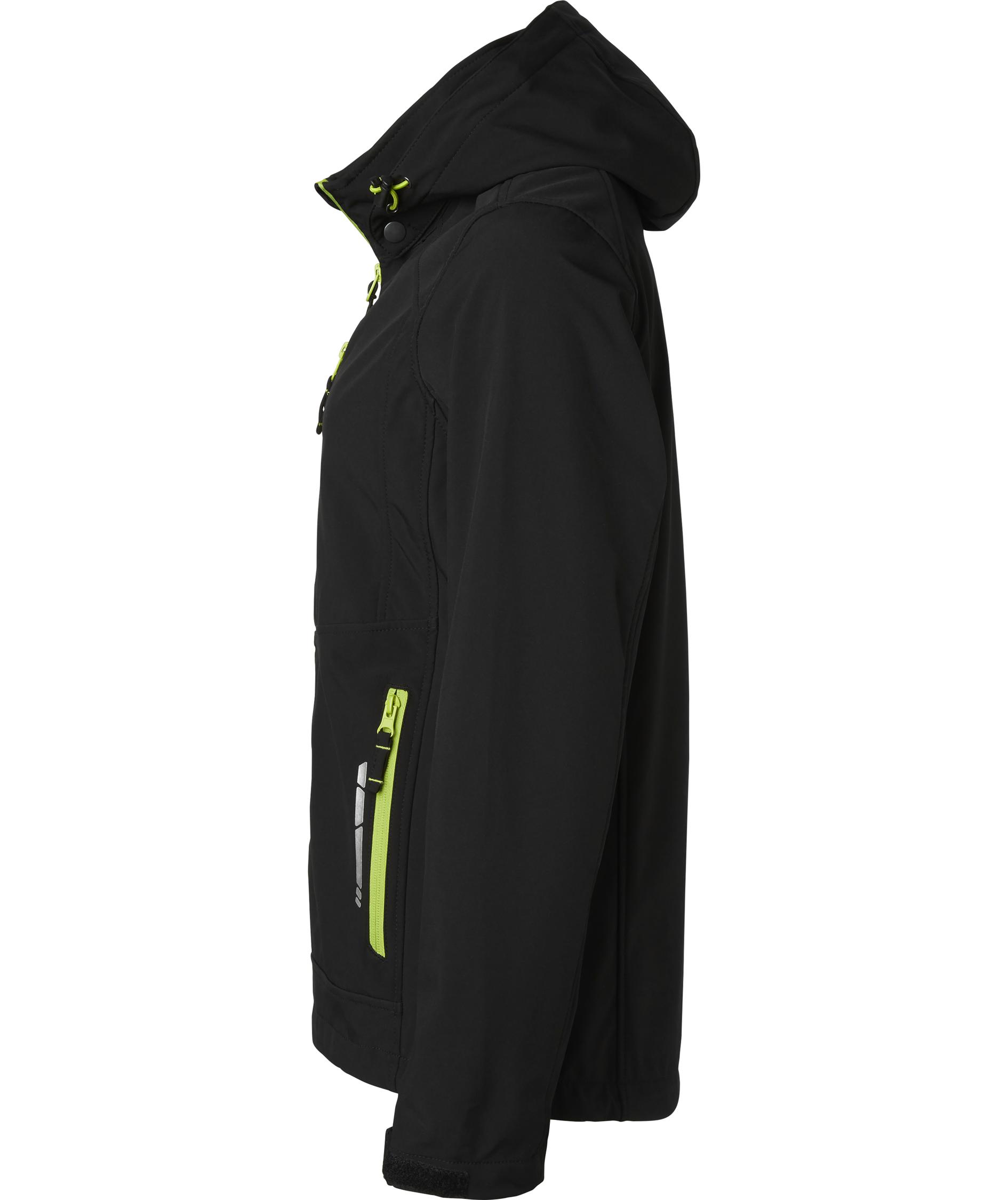 Top Swede women's softshell jacket 352, Black, large image number 3