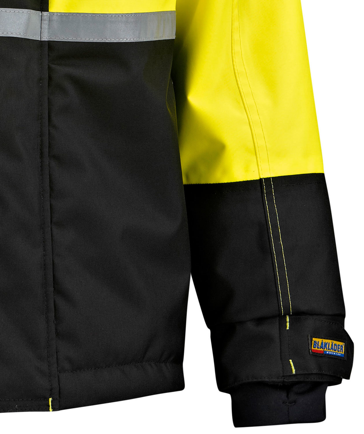 Bl&aring;kl&auml;der vinterjakke til b&oslash;rn, Sort/Gul, large image number 3