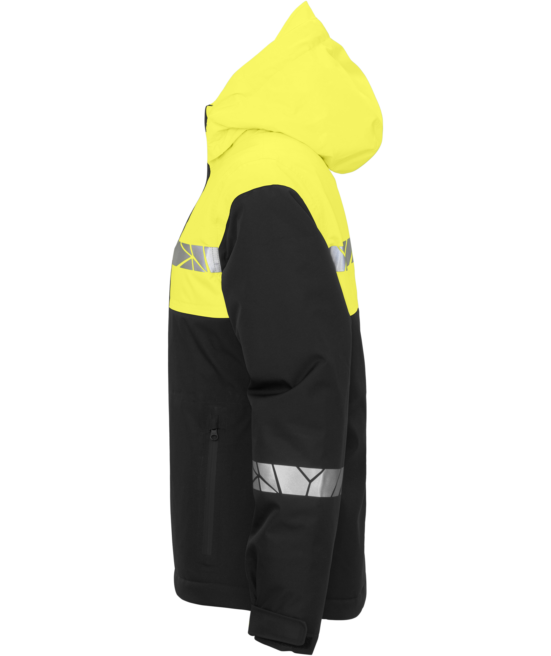 ProJob women's winter jacket 7420, Black/Yellow, large image number 3