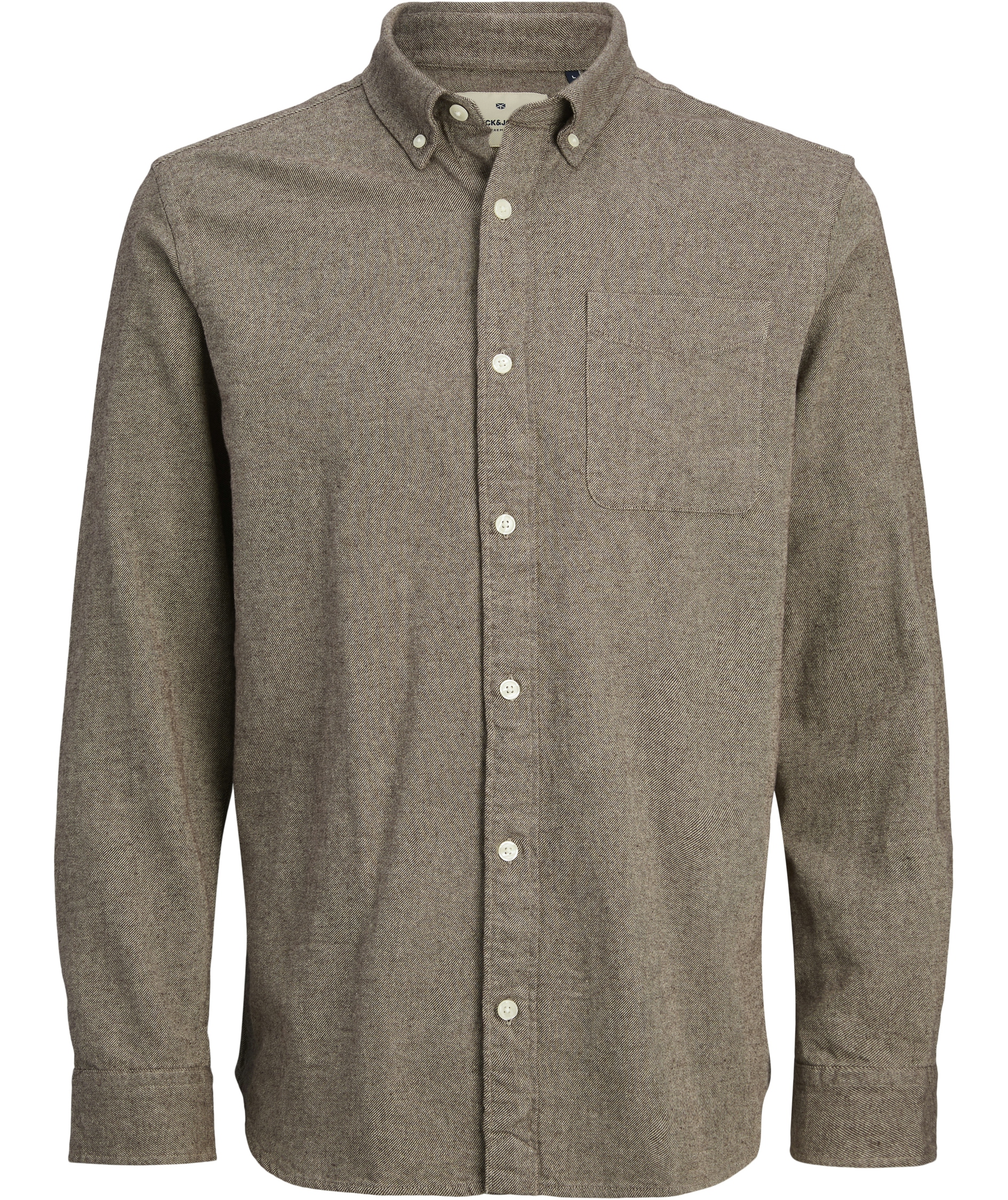 Jack & Jones Premium JPRBLUBROOK TWILL skjorte, Malt Ball
