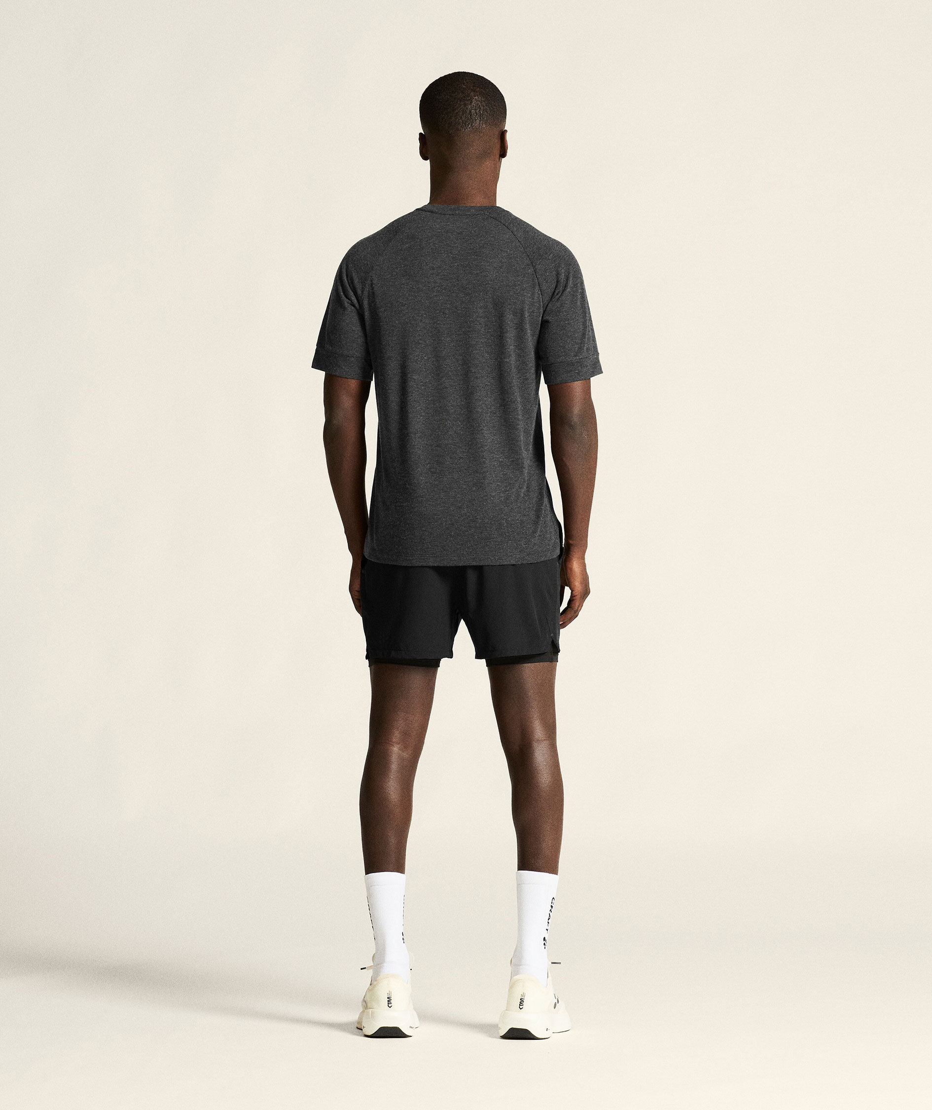 Craft T-Shirt mit Wolle, Slate Melange, large image number 3