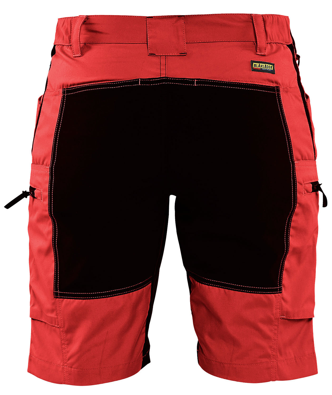 Bl&aring;kl&auml;der Unite Damen Arbeitsshorts, Rot/Schwarz, large image number 2