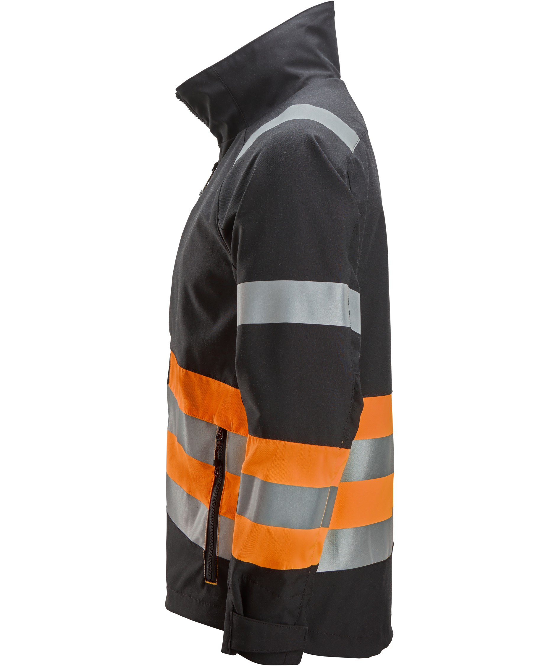Snickers softshelljakke 1534, Hi-Vis Sort/Orange, large image number 3