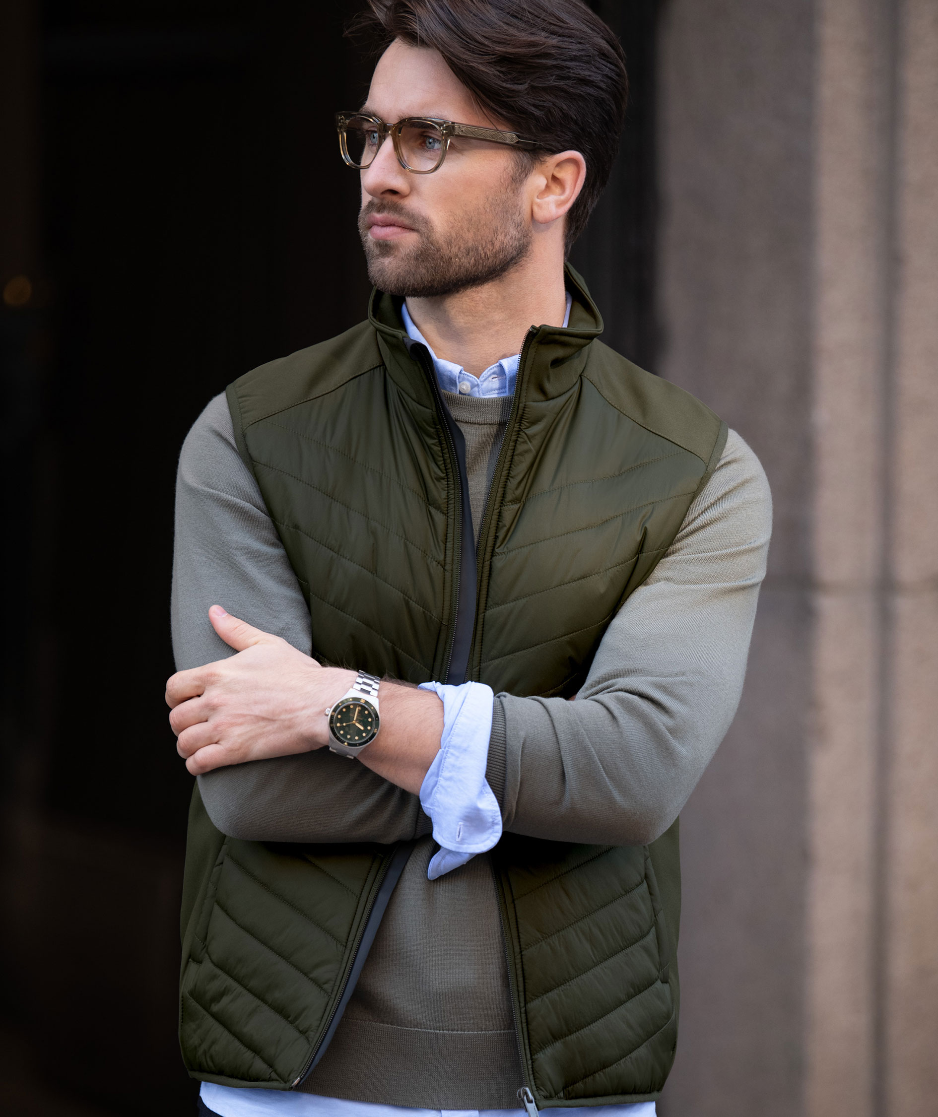 Nimbus Play Benton Hybrid vest, Olive Green, large image number 7