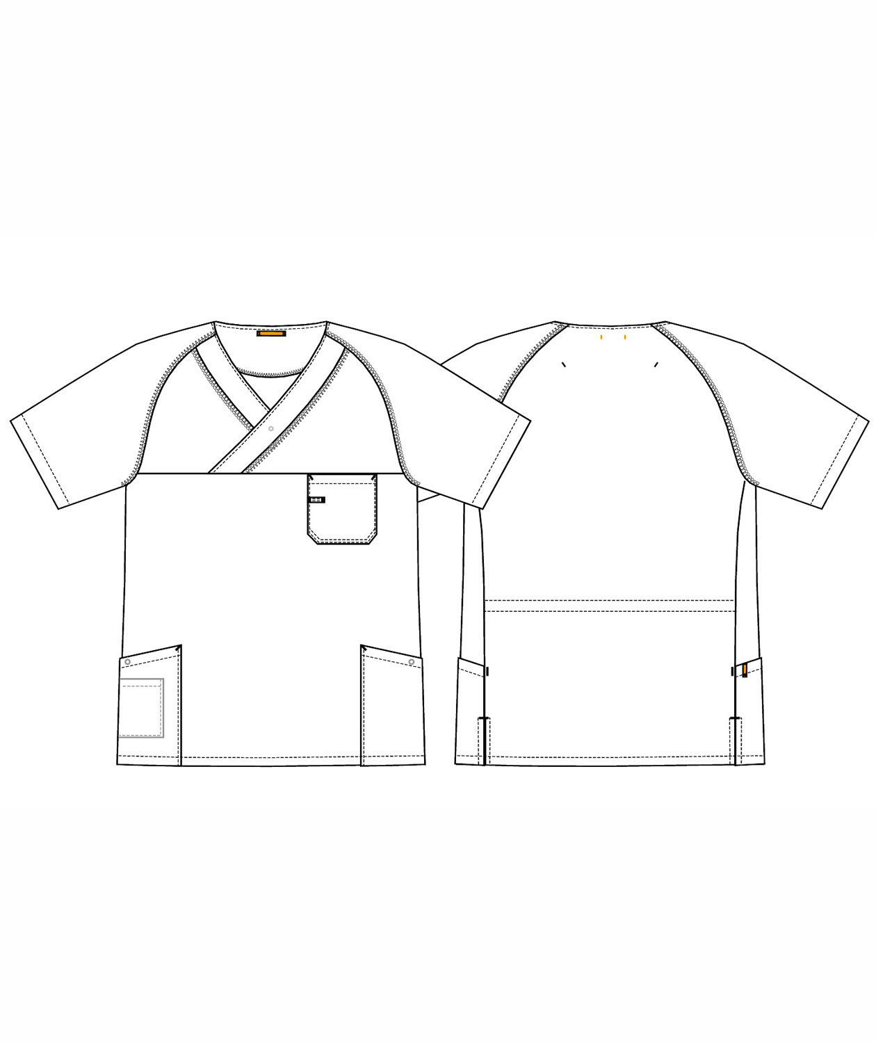 Kentaur Kasack mit grauen Flatlock-N&auml;hten,, Cassis, large image number 2