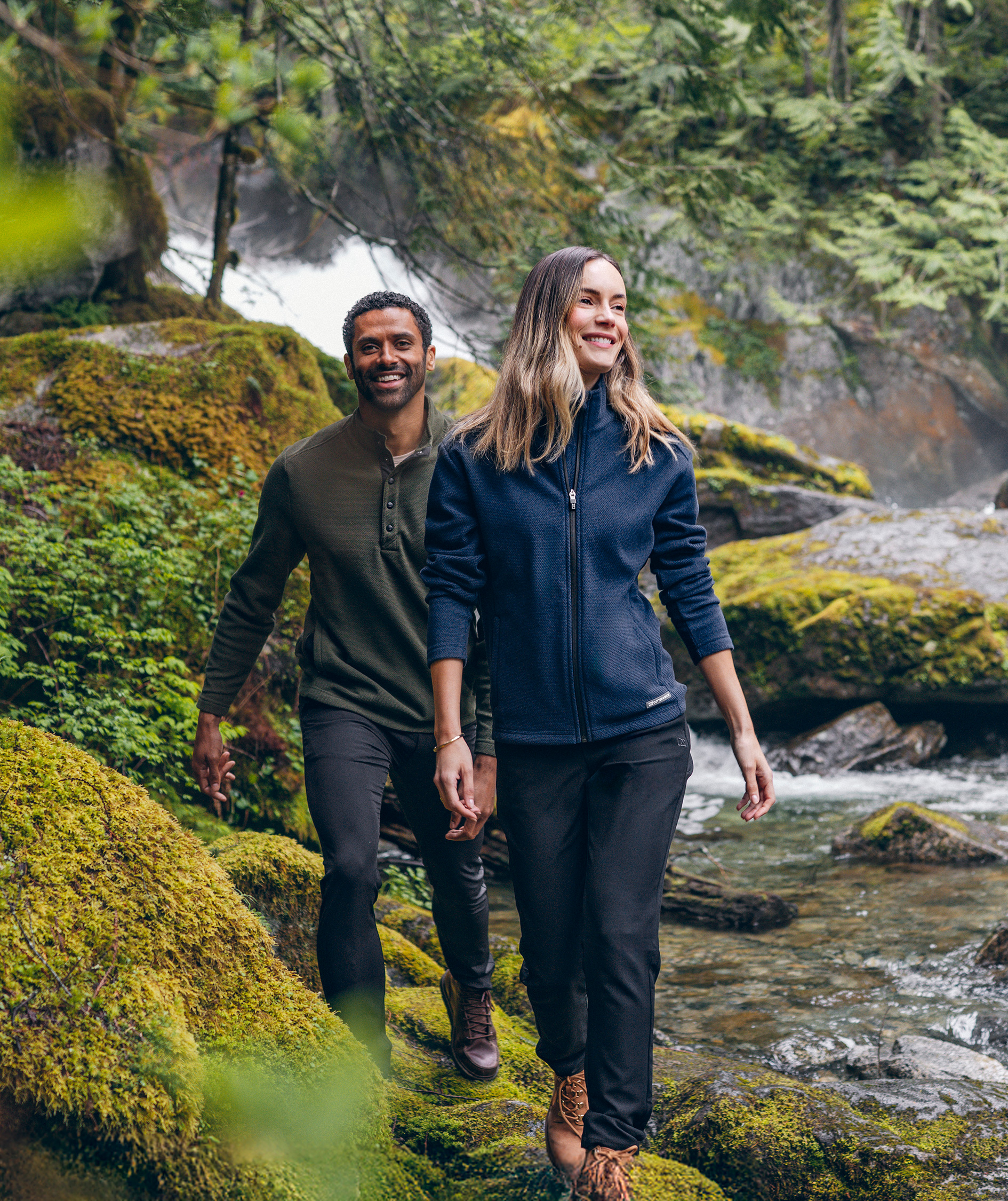 Cutter & Buck Hunts Point dame fleecejakke, Marinebl&aring;