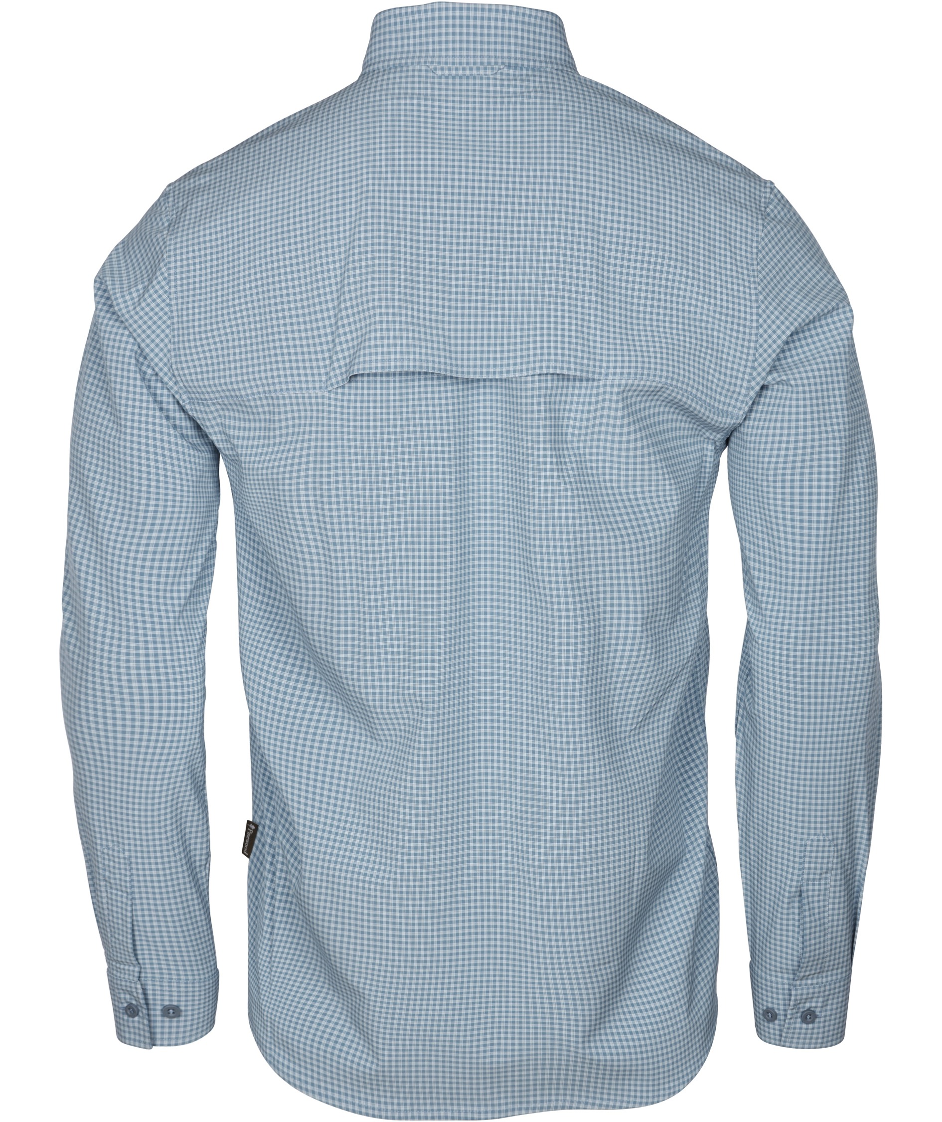 Pinewood NatureSafe skjorte, Fog Blue/Offwhite, large image number 2