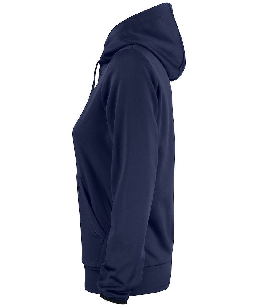 Clique Oakdale women's hoodie, Dark Marine Blue, large image number 3
