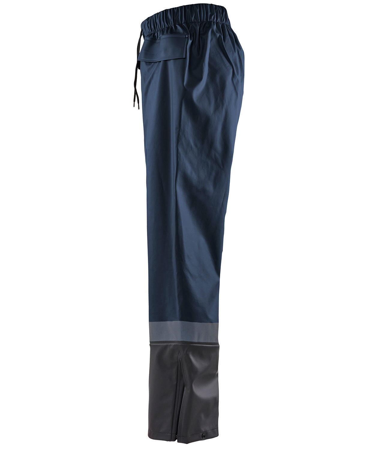 Bl&aring;kl&auml;der regnbyxa Level 2, Dark Marin/Svart, large image number 2