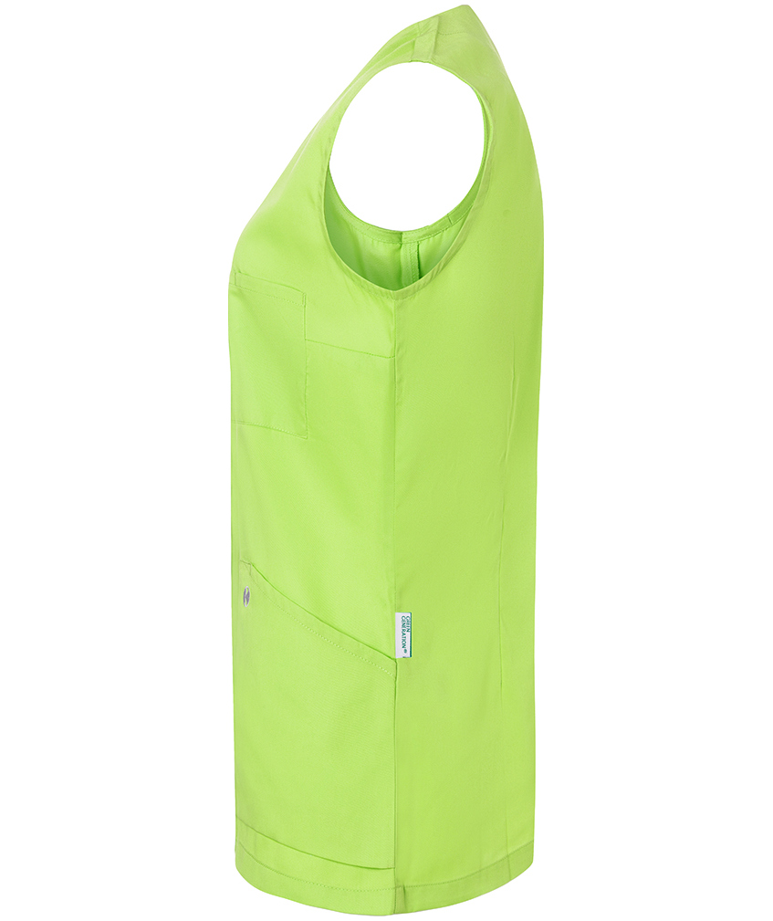 Karlowsky Essential &auml;rml&ouml;s tunika dam, Kiwi, large image number 2