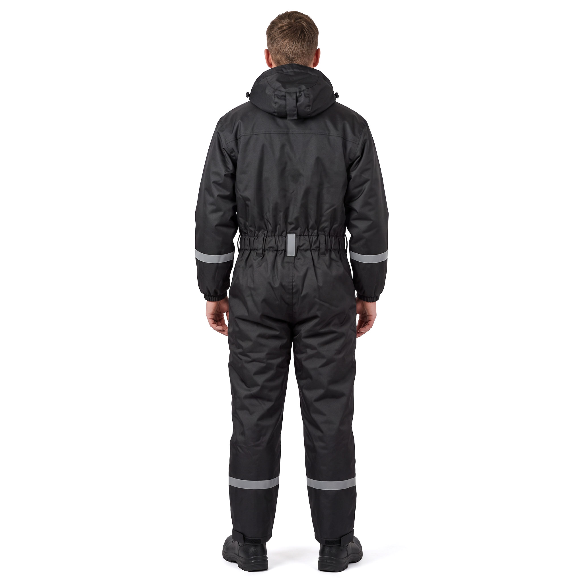 Westborn Basic thermal coveralls, Black, large image number 4
