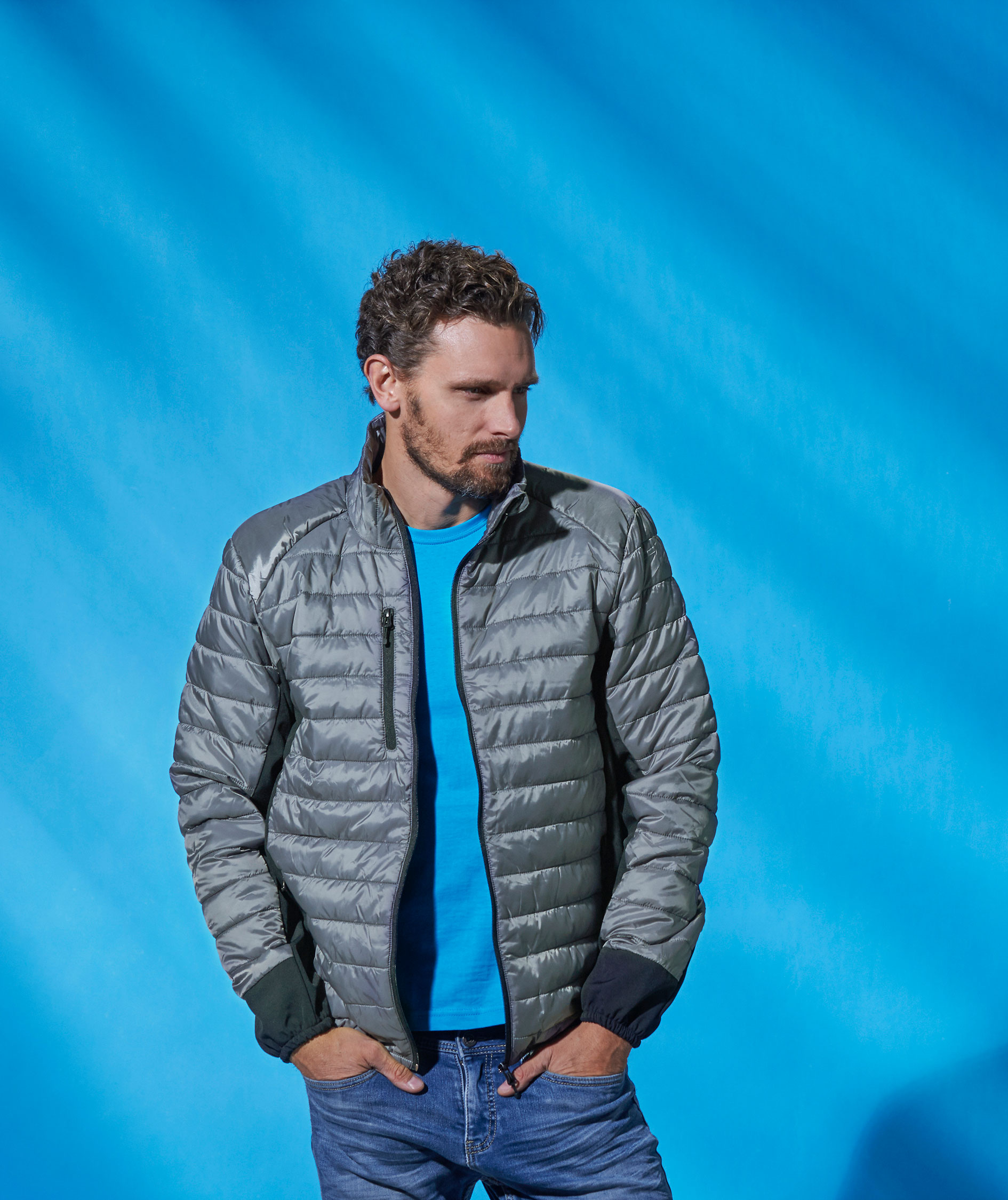 Clique Lemont quilted jacket, Grey