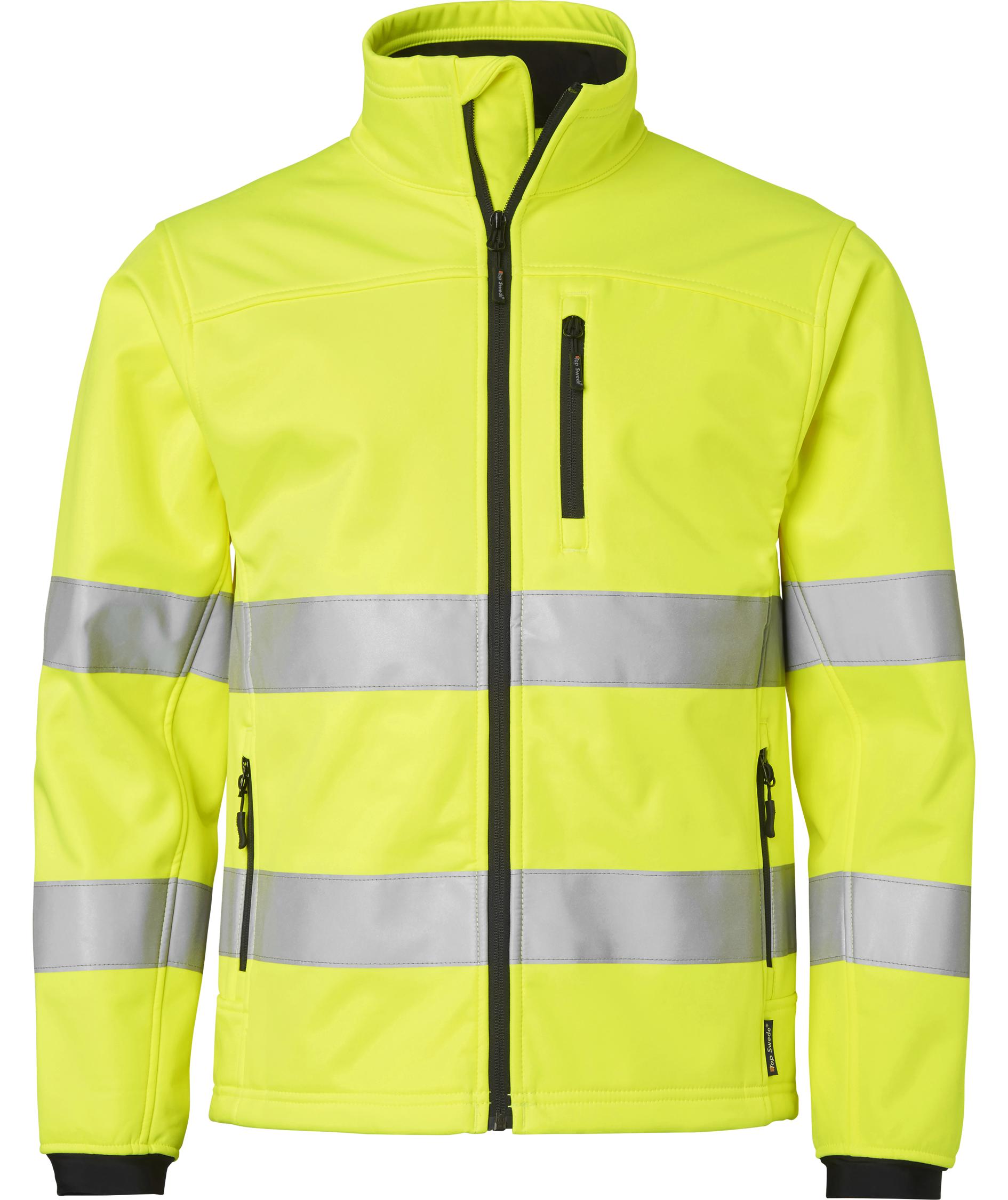Top Swede softshelljakke 7621, Hi-Vis&nbsp;Gul