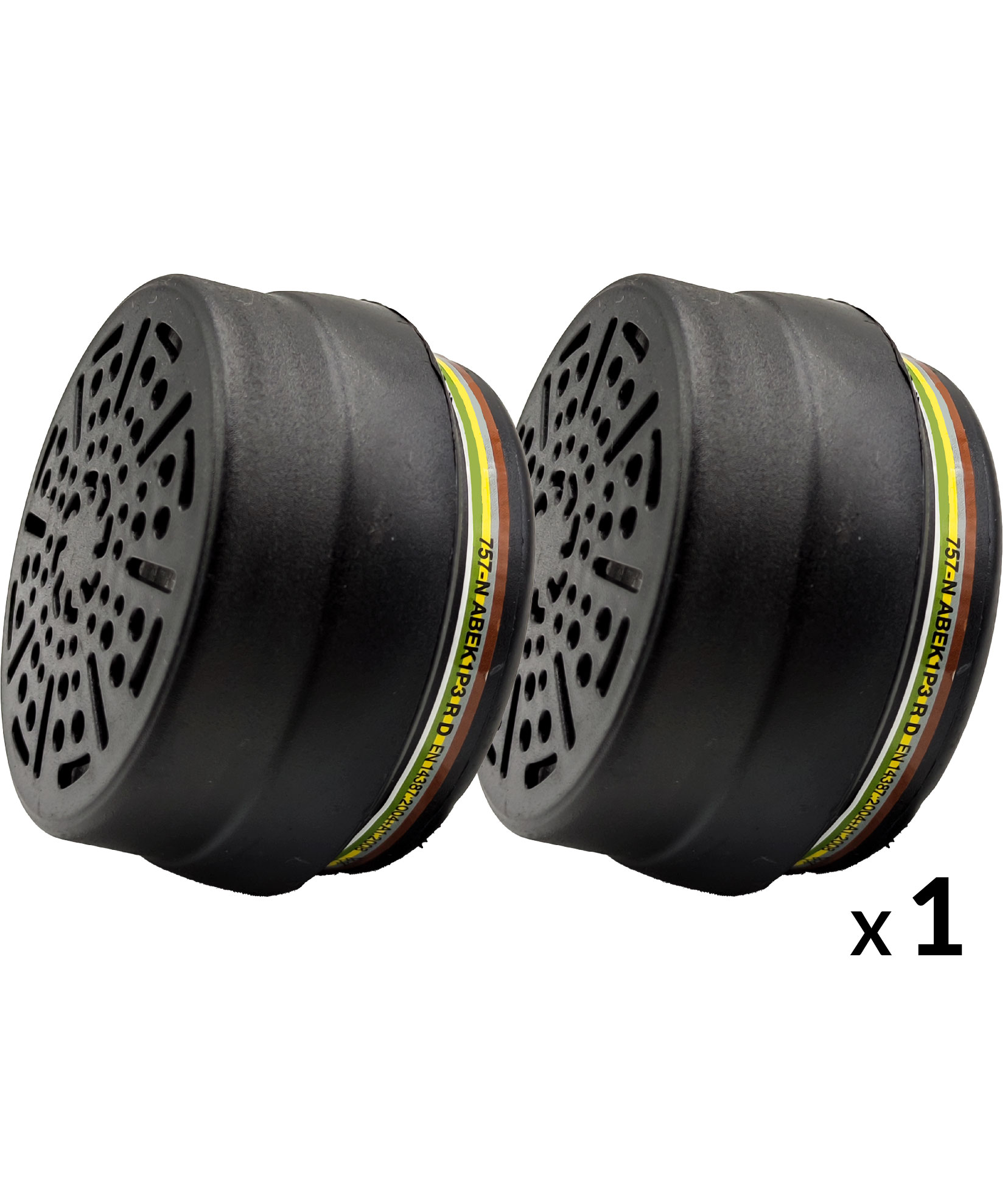 OX-ON filter kit Comfort ABEK1P3, Svart