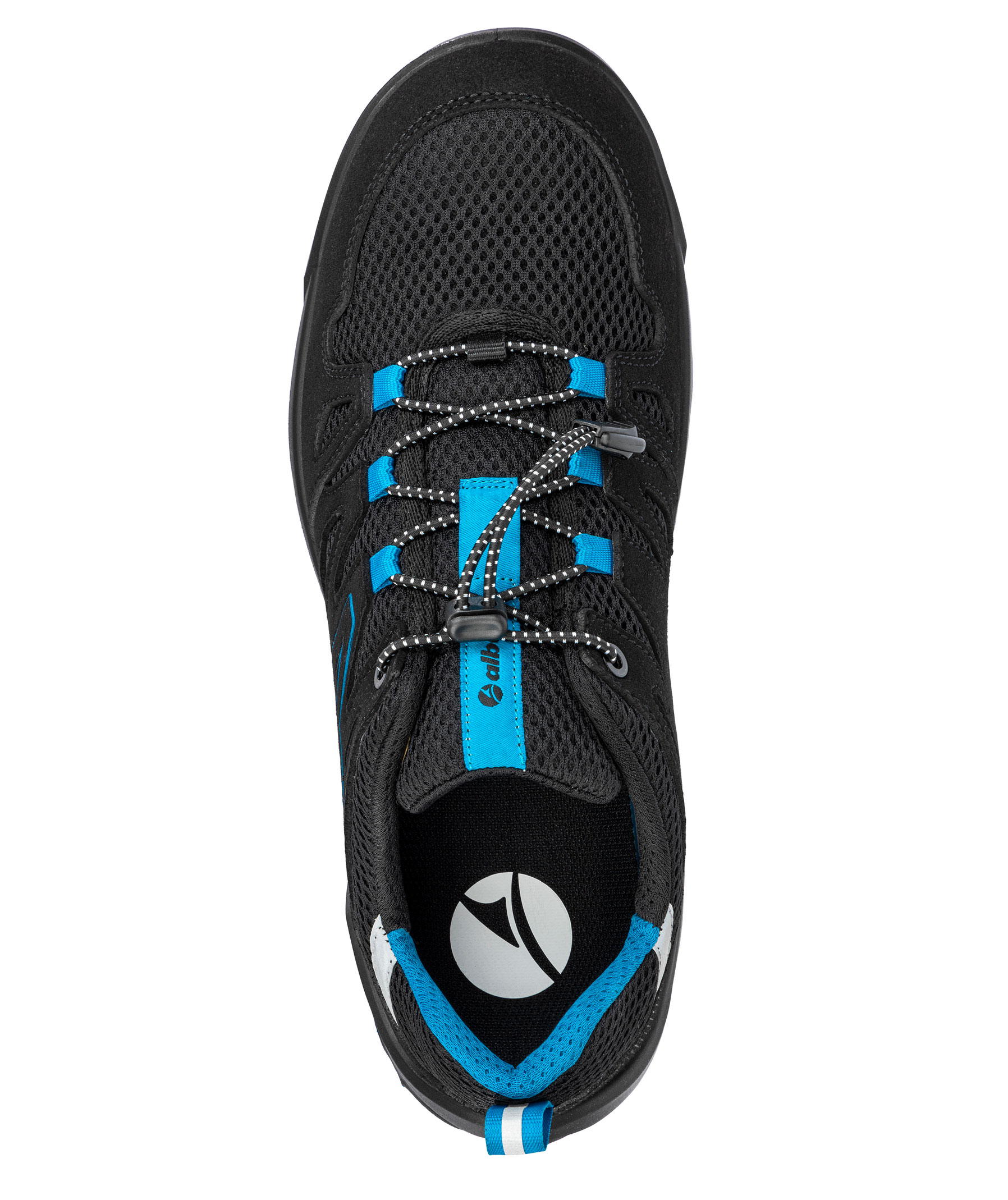 Albatros Fastpack low vernesko S1PL 12 cm bred, Black/Blue, large image number 2