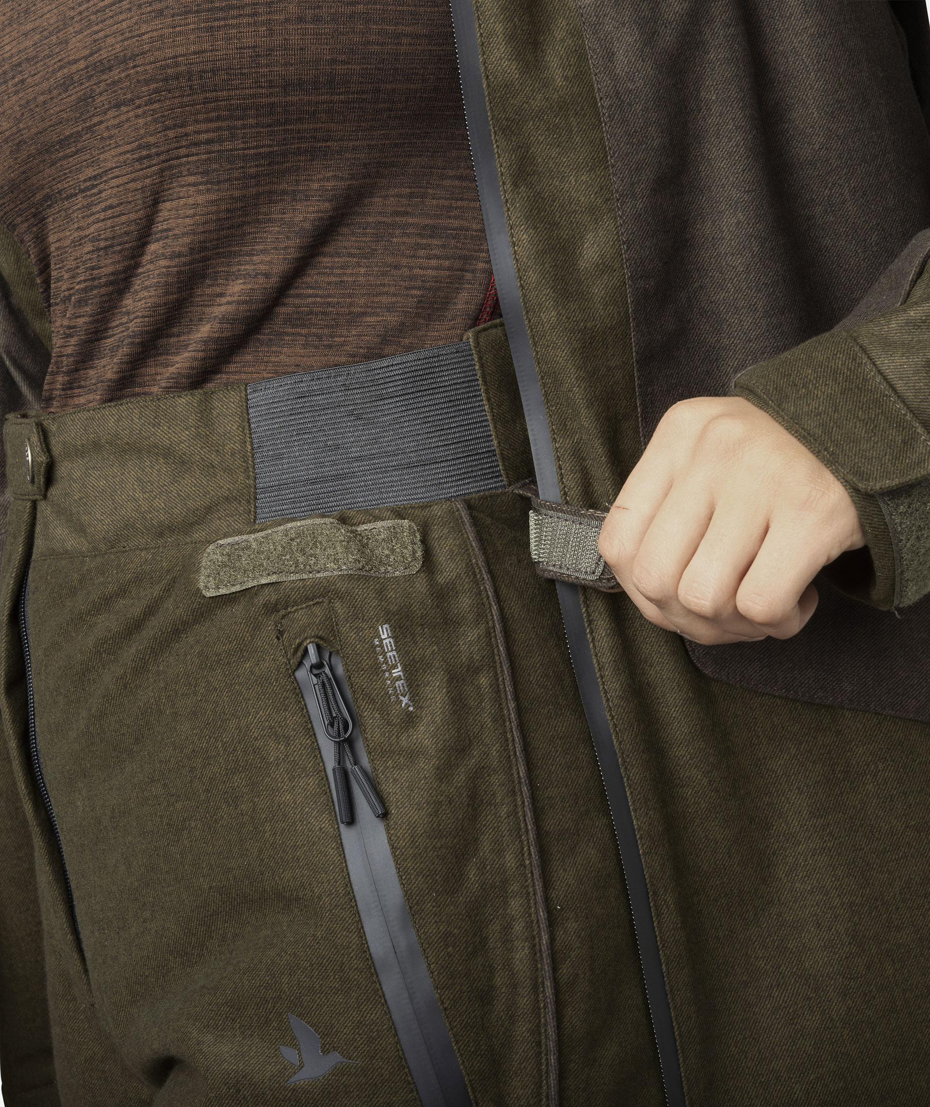 Seeland Avail Aya insulated women's trousers, Pine Green/Demitasse Brown, large image number 4