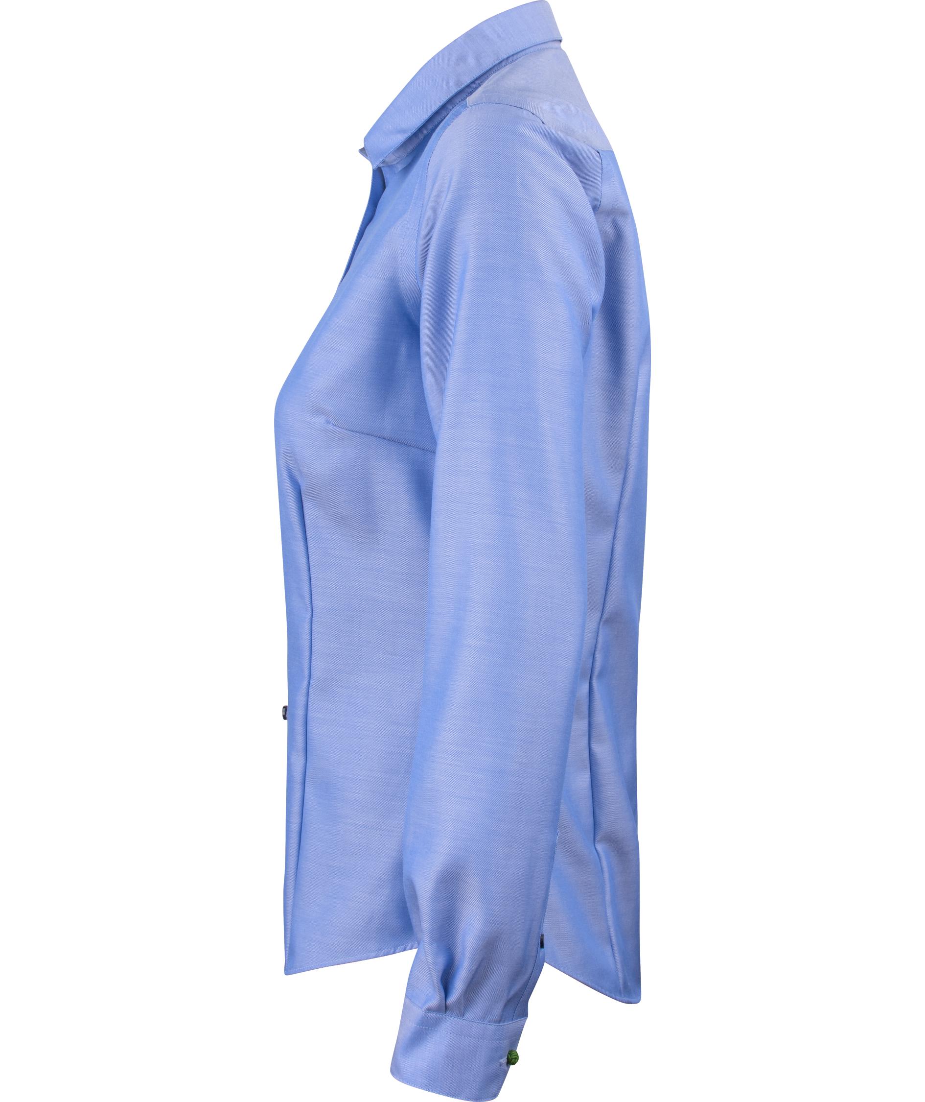 J. Harvest & Frost Twill Green Bow O1 lady fit skjorte, Mid Blue, large image number 2