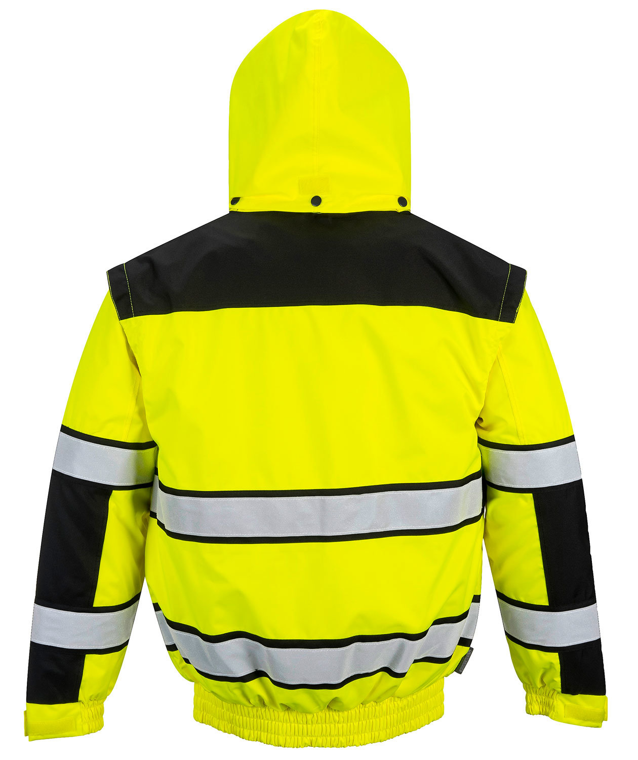 Portwest 3-in-1 pilotjacket, Yellow/Black, large image number 4