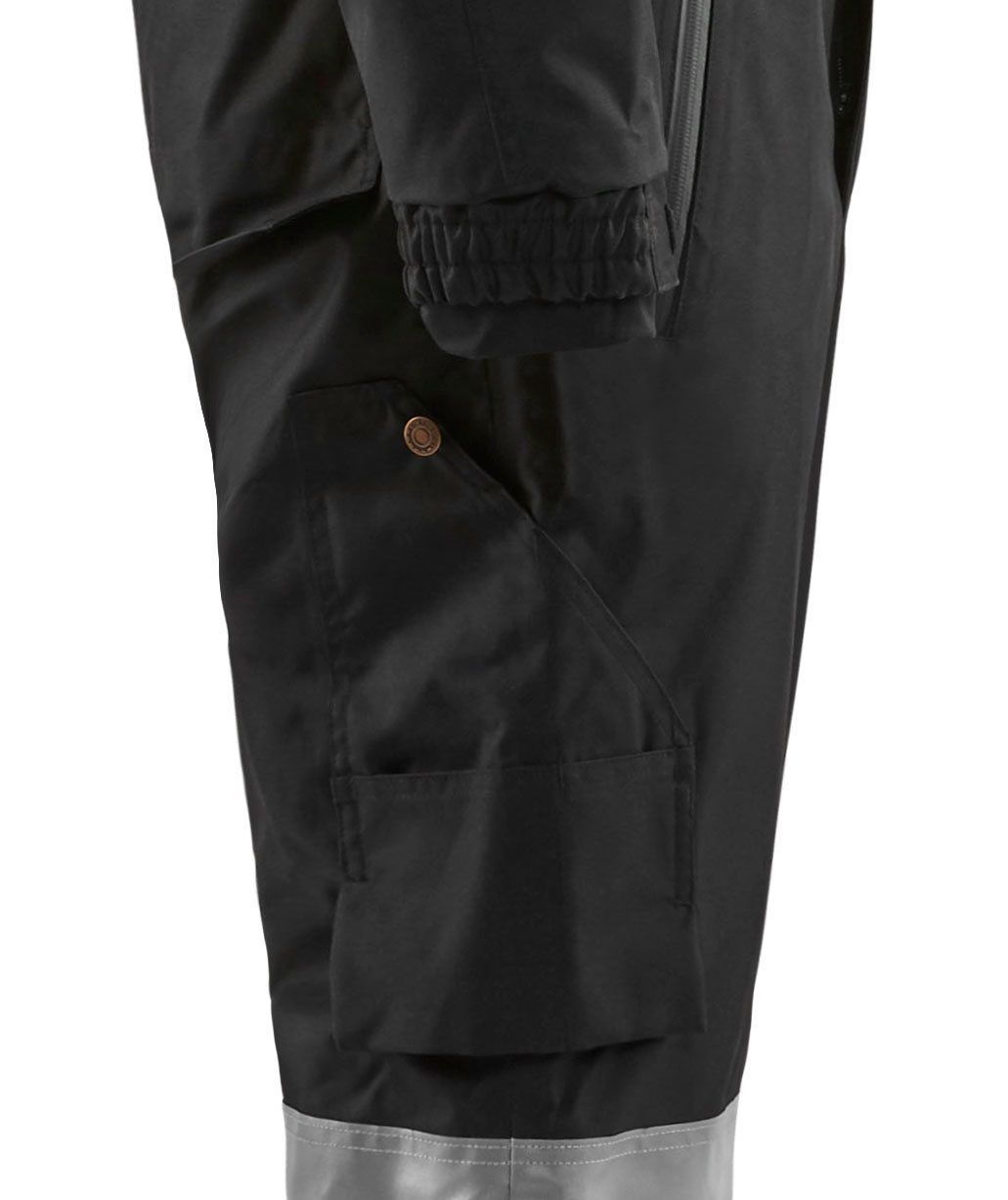 Bl&aring;kl&auml;der vinterkedeldragt, Sort/Hi-Vis Gul, large image number 6