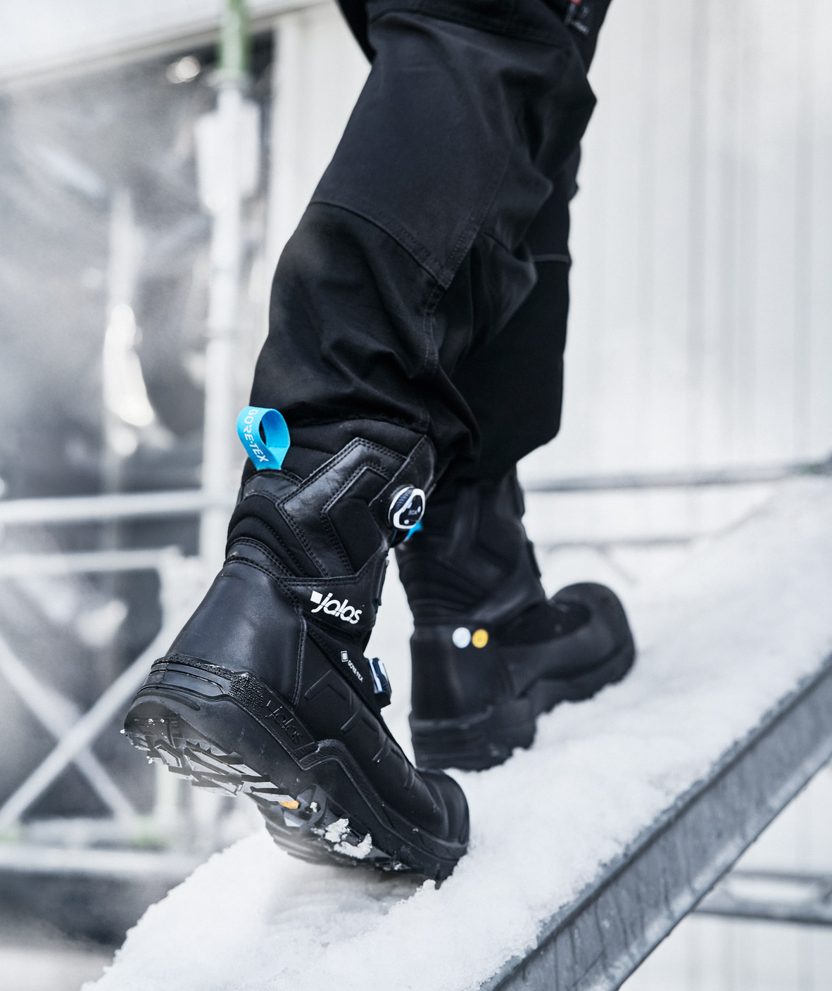 Jalas 1398 Heavy Duty Win GTX vinter skyddsst&ouml;vlar S3, Svart