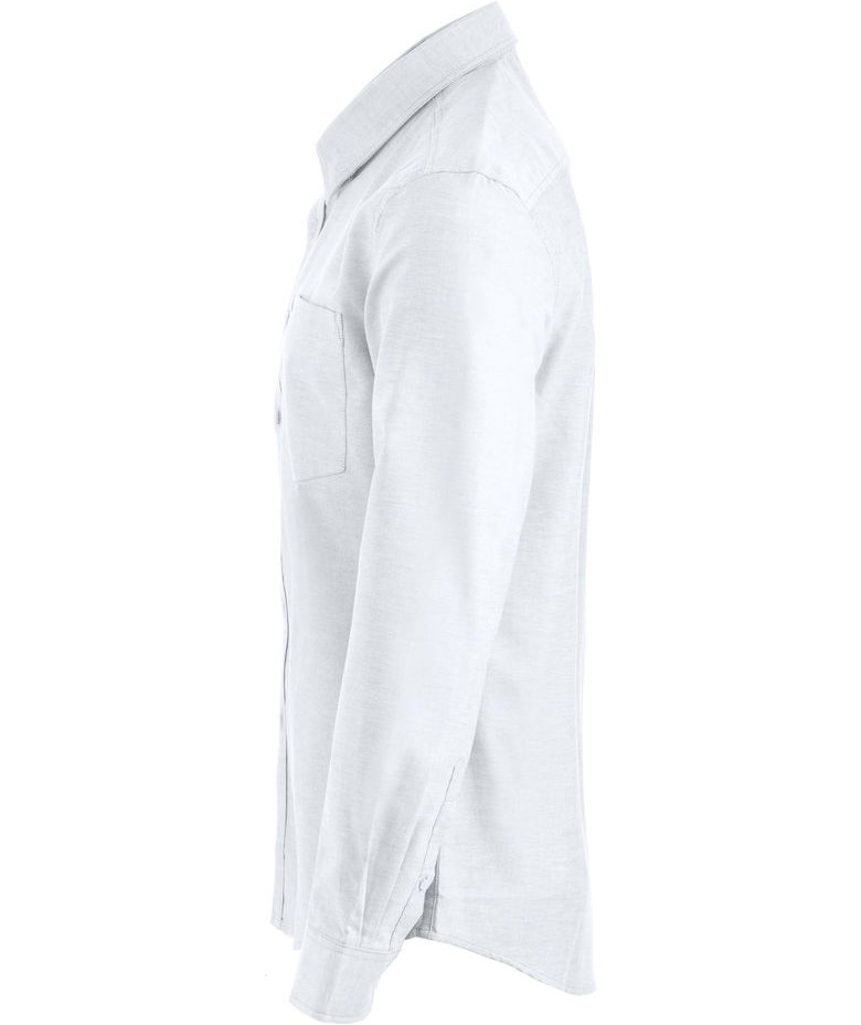Clique Oxford shirt, White, large image number 4