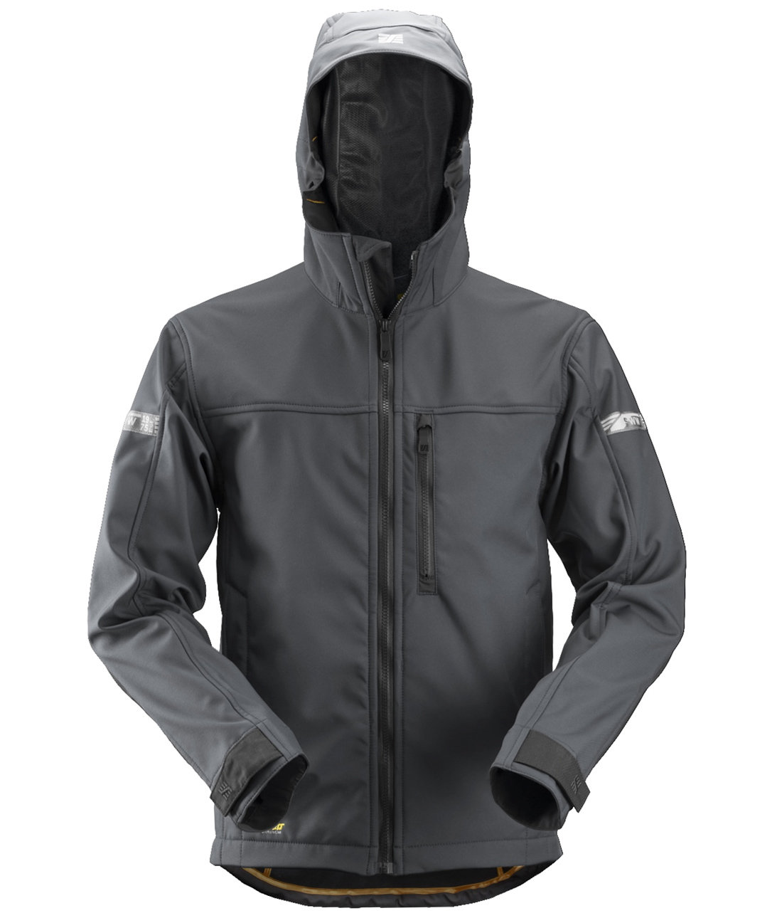 Snickers AllroundWork softshelljakke 1229, St&aring;lgr&aring;/Svart, St&aring;lgr&aring;/Svart, swatch