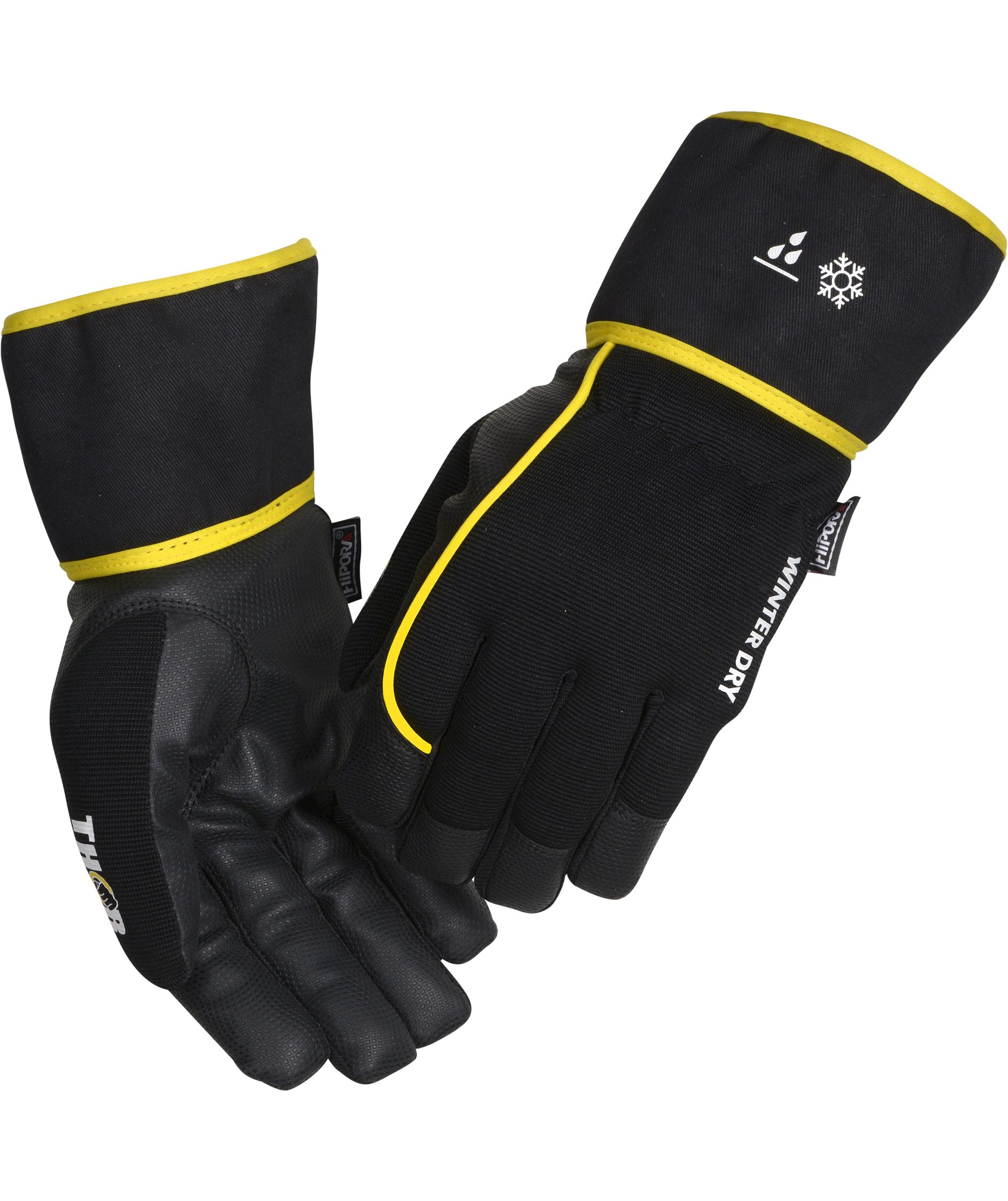 Thor 5081 Winter dry work gloves, Black, large image number 0