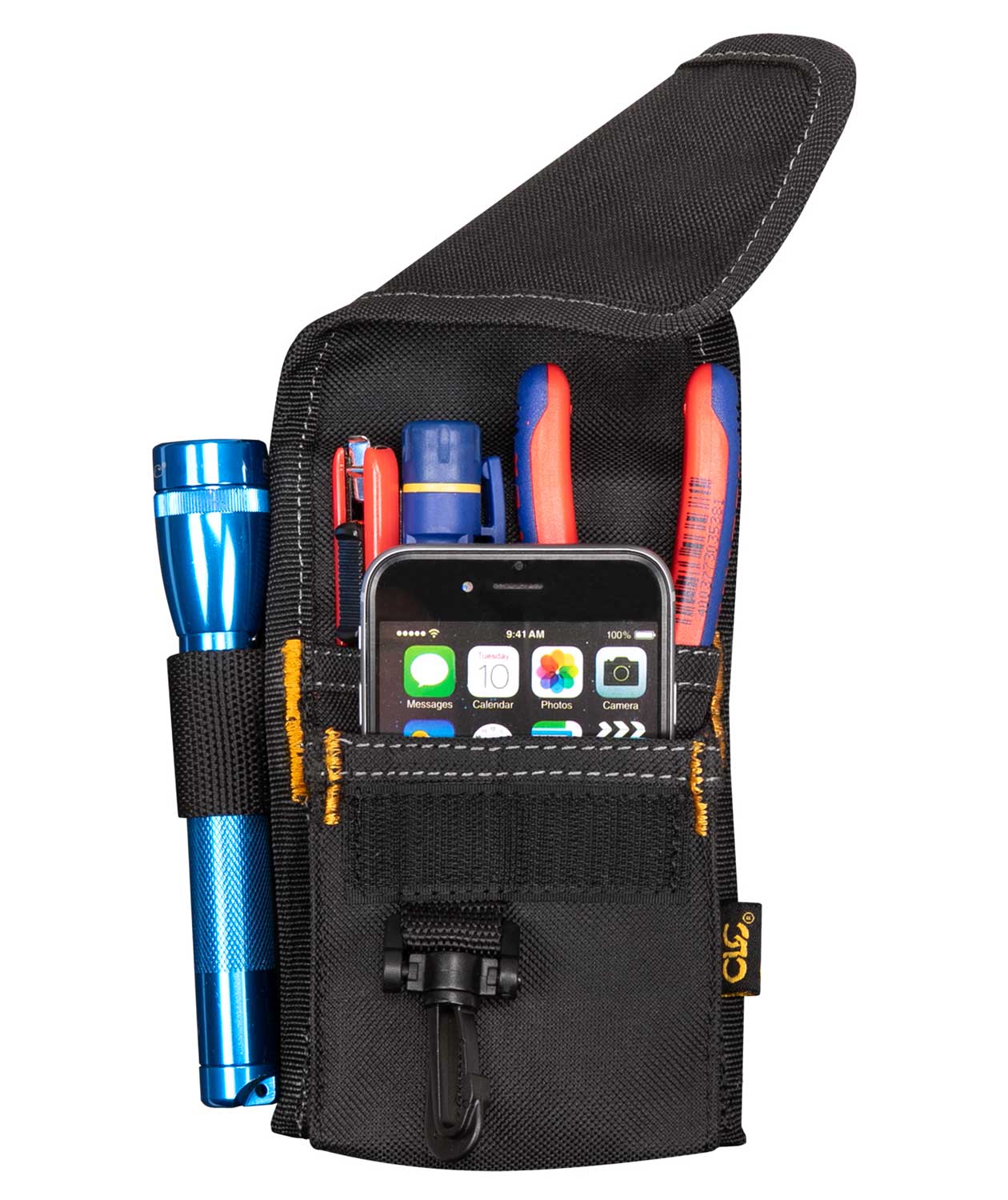 CLC Work Gear 1104 small tool pocket, Black, Black, large image number 2