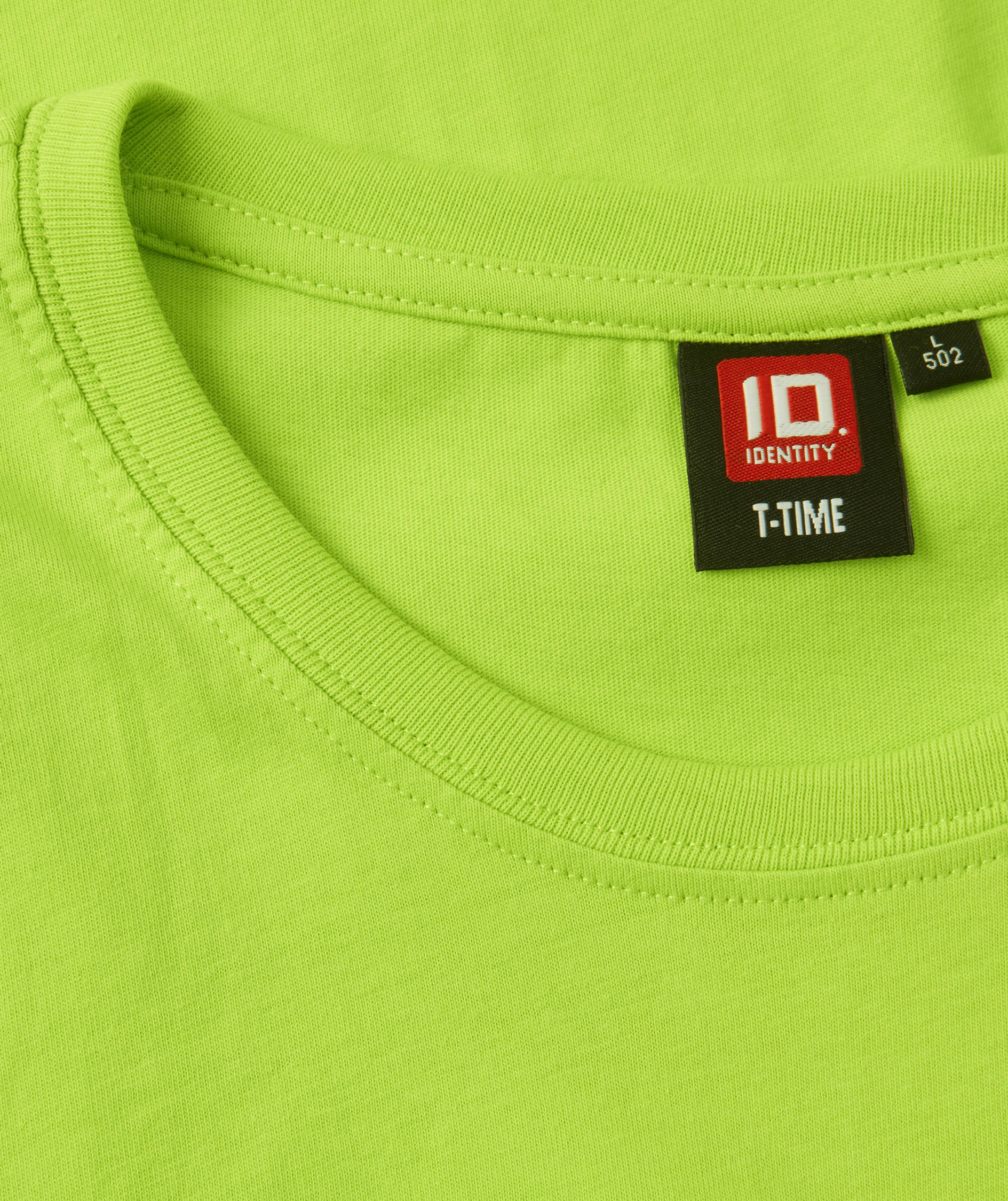 ID T-Time T-shirt Tight, Limegr&oslash;n, large image number 3