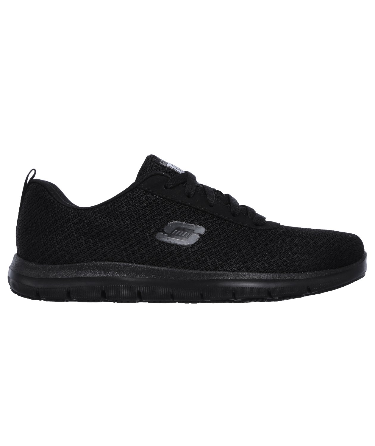 Skechers Ghenter Bronaugh SR dame arbejdssko OB, Sort