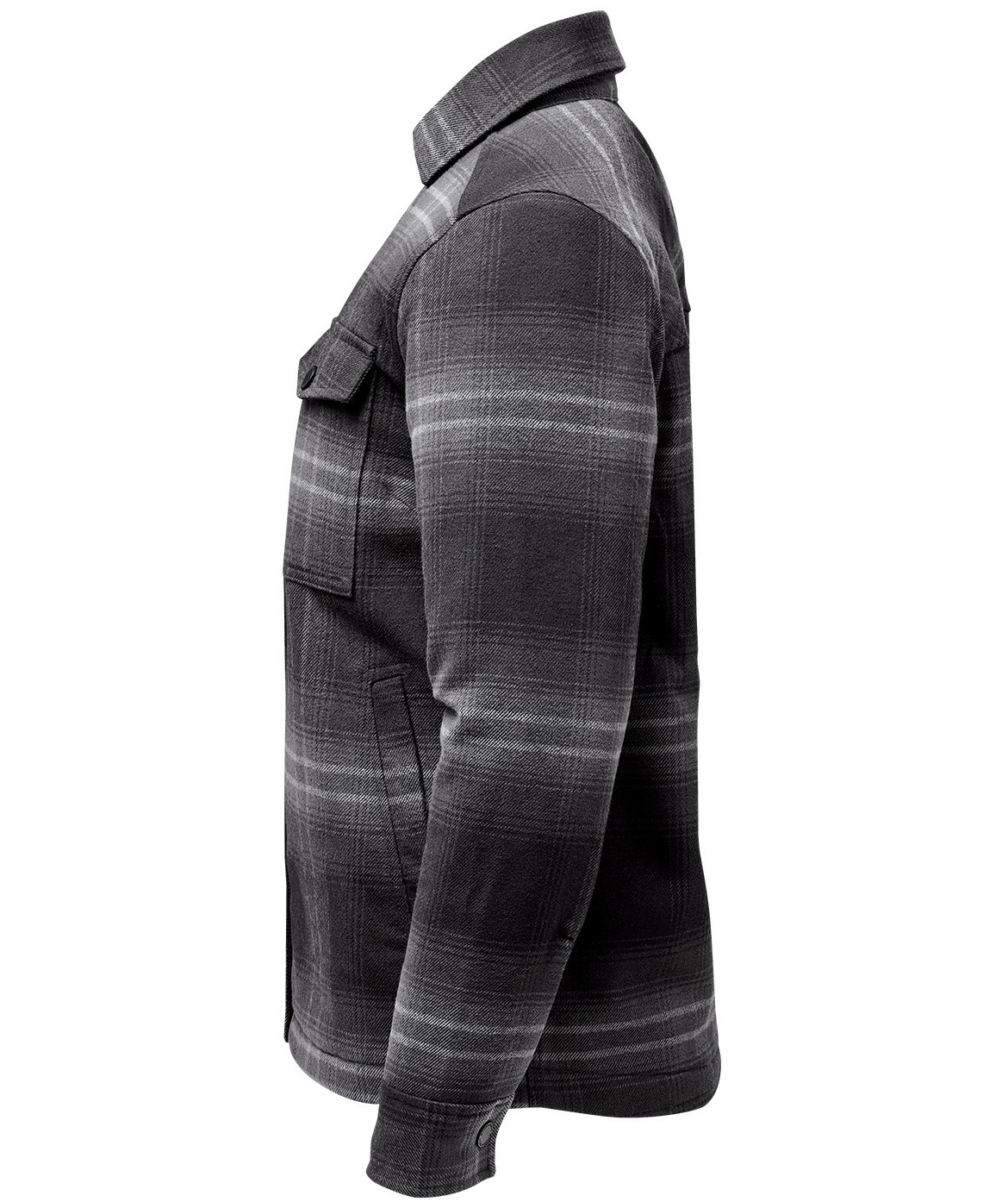 Stormtech Highland padded women's shirt jacket, Dark Grey Windows, large image number 3