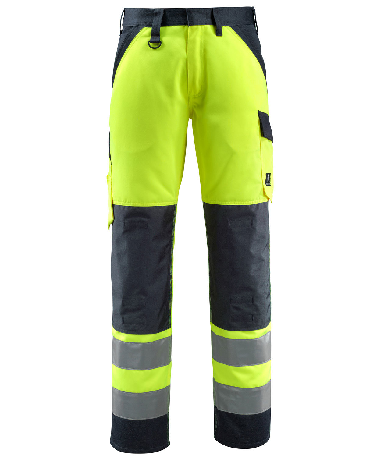 Mascot Safe Light Maitland arbeidsbukse, Hi-Vis Gul/M&oslash;rk Marine, Hi-Vis Gul/M&oslash;rk Marine, swatch