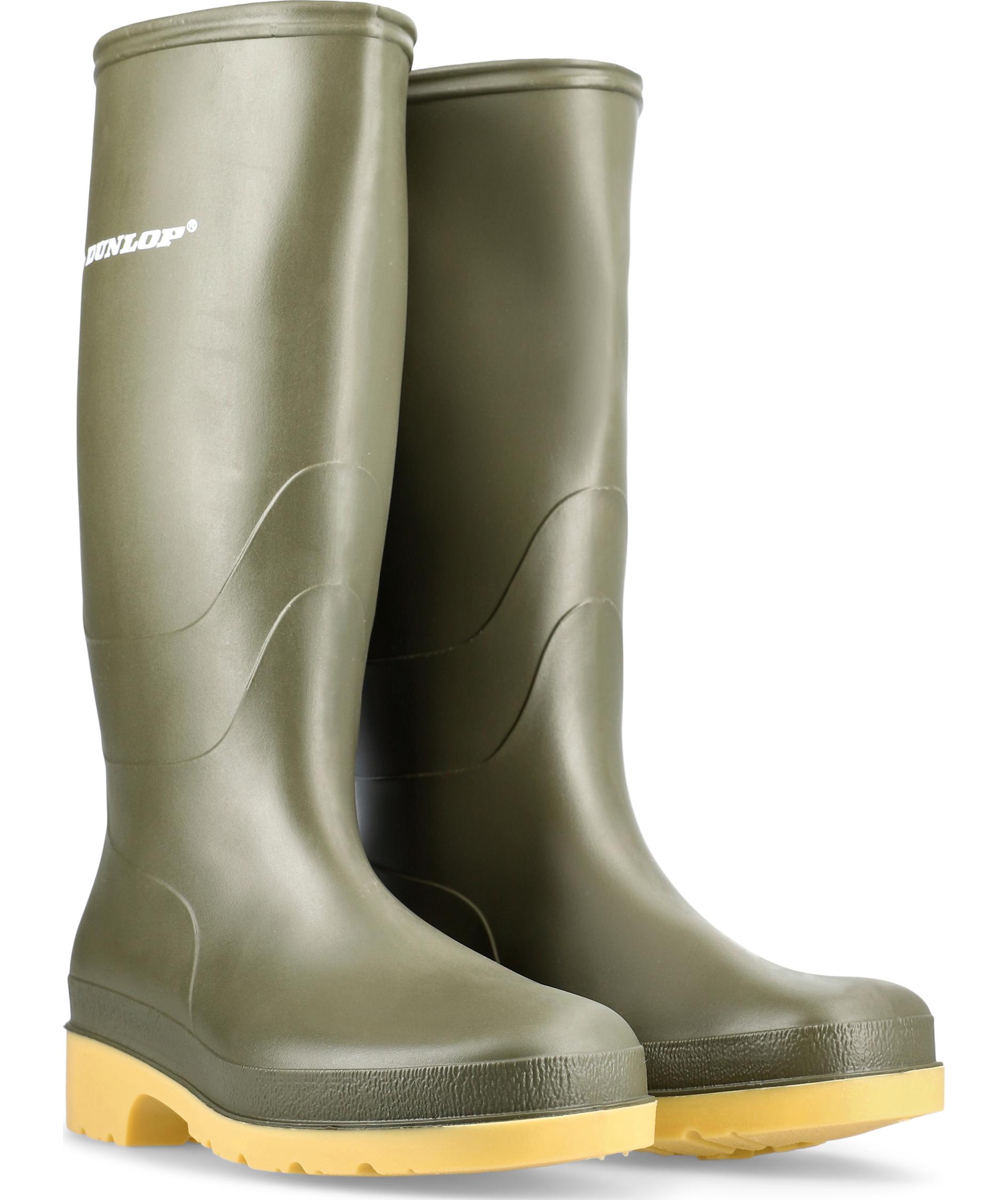 Dunlop Dull rubber boots for kids, Green, large image number 3