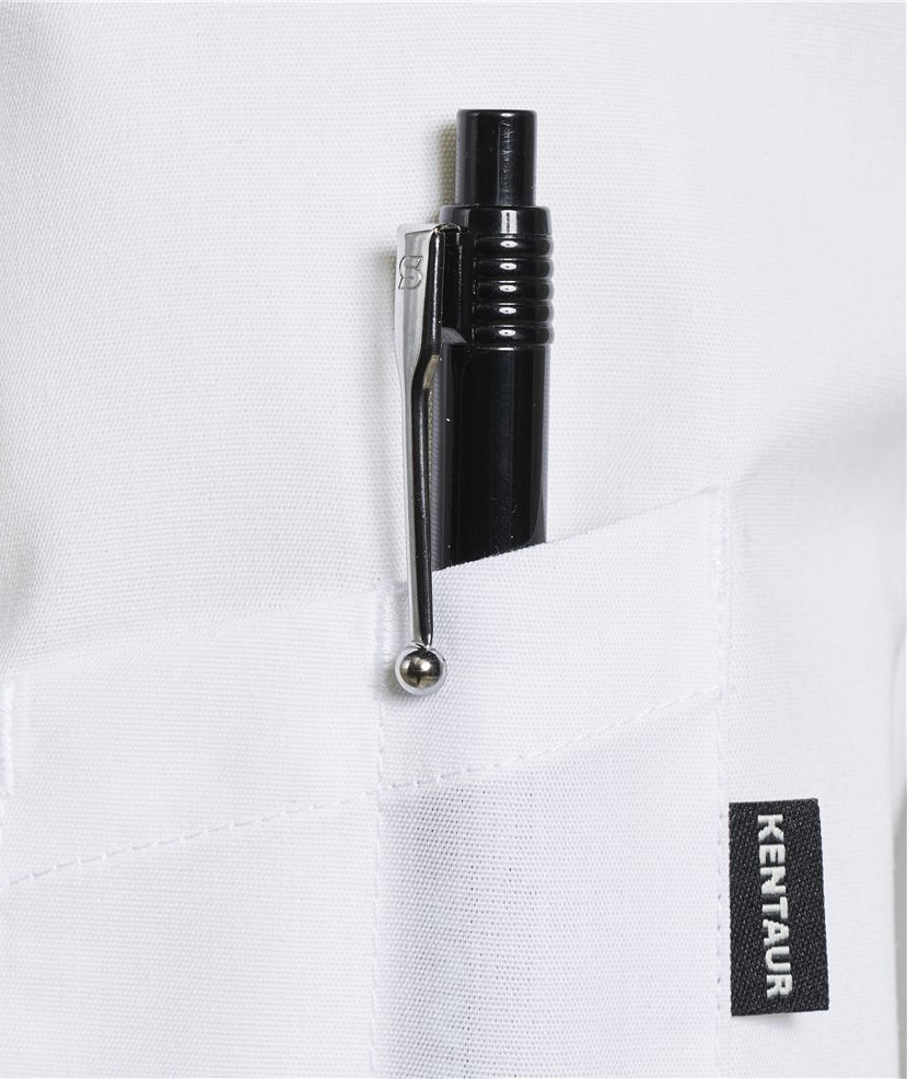 Kentaur modern fit kort&aelig;rmet dameskjorte, Hvid, large image number 2