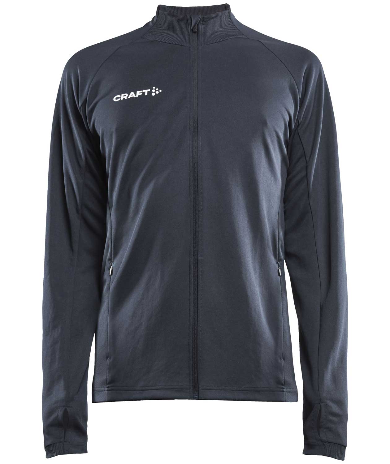 Craft Evolve Full Zip sweatshirt, Asphalt, Asphalt, swatch