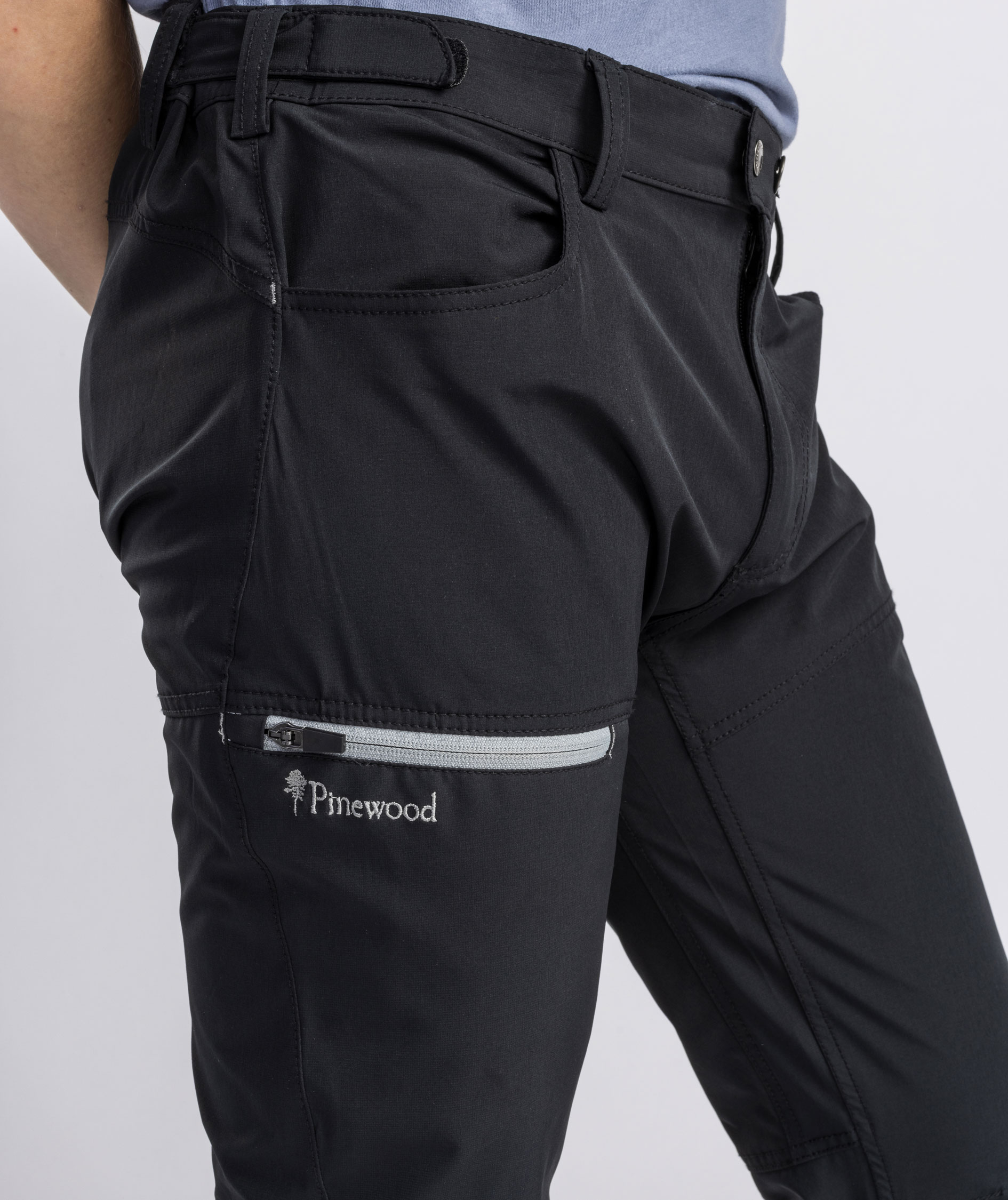 Pinewood&nbsp;Finnveden Trail stretch bukser, Sort, large image number 8