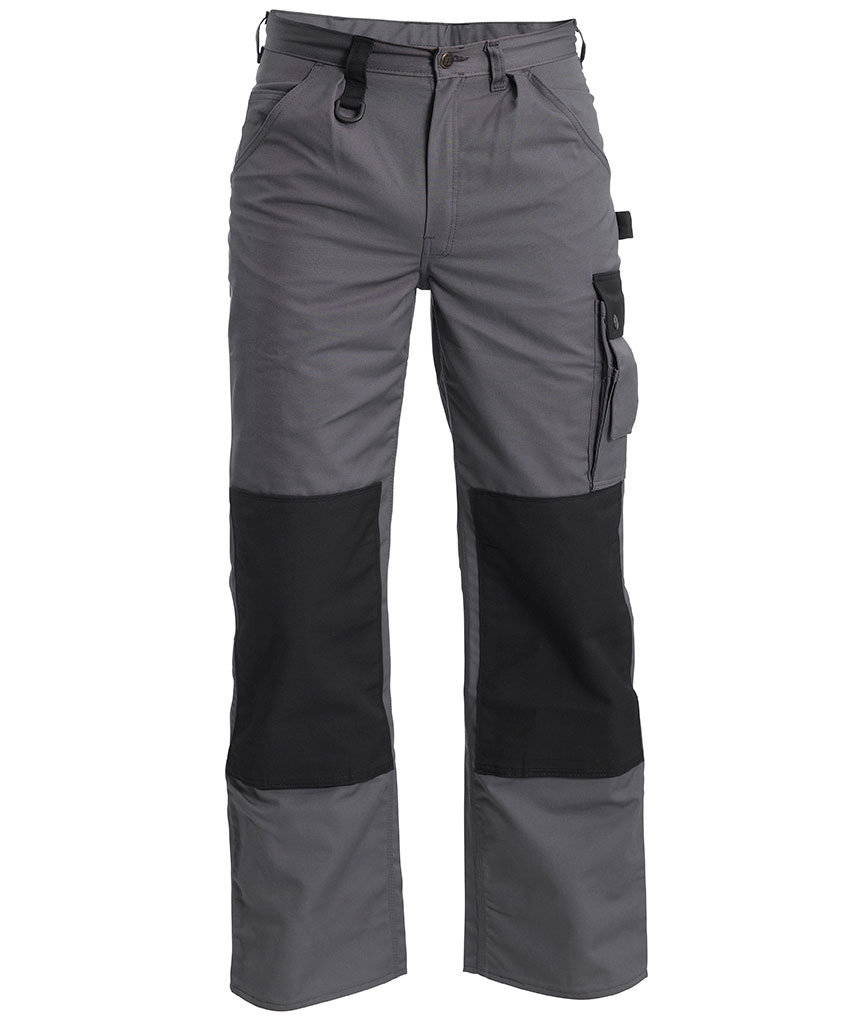 Engel Light arbeidsbukse, Gr&aring;/Svart, large image number 0