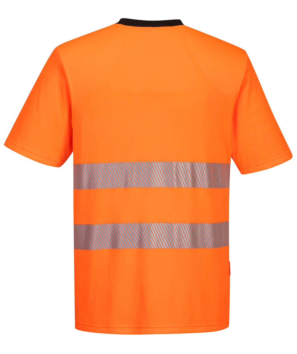 Portwest DX4 Arbeits-T-Shirt, Hi-Vis Orange/Schwarz